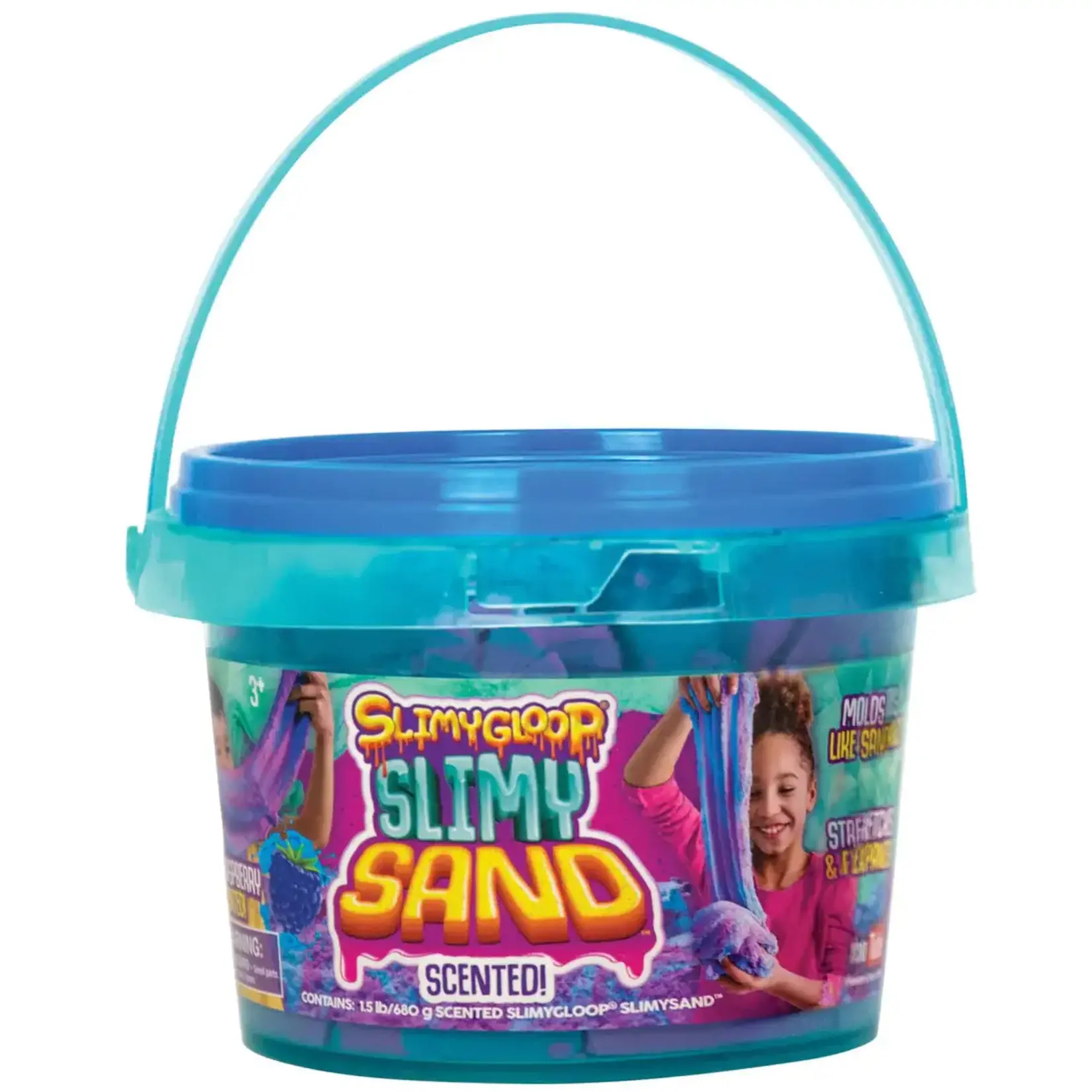 US Toy Slimygloop Sand Bucket Berry Scent