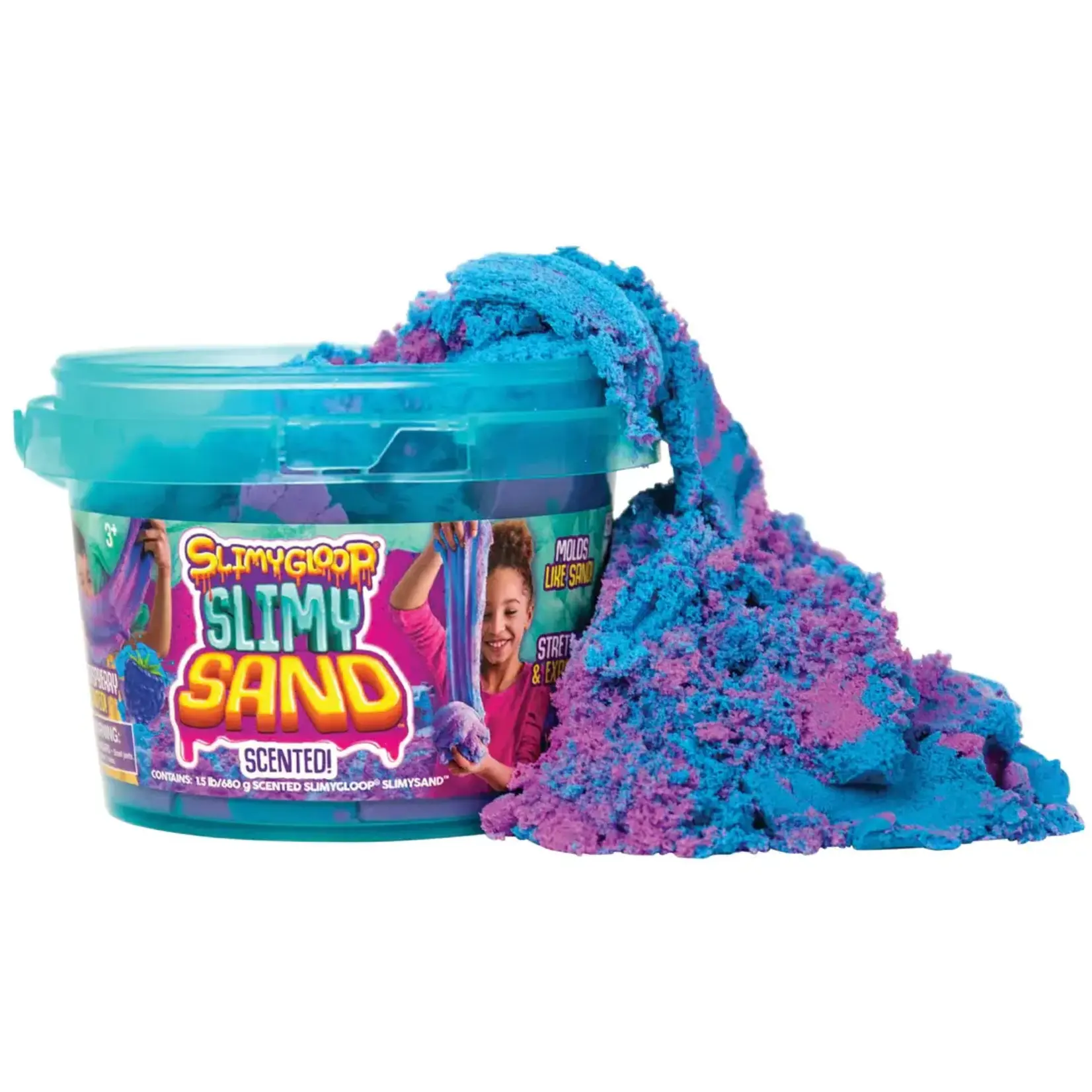 US Toy Slimygloop Sand Bucket Berry Scent