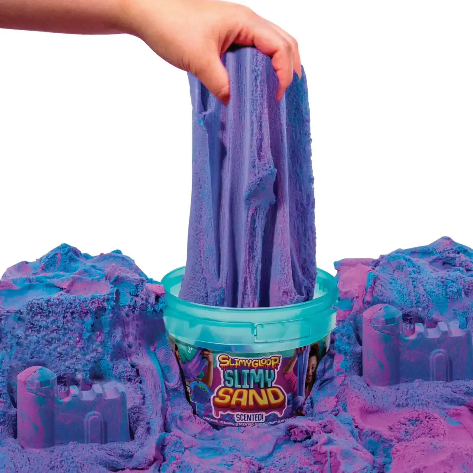 US Toy Slimygloop Sand Bucket Berry Scent