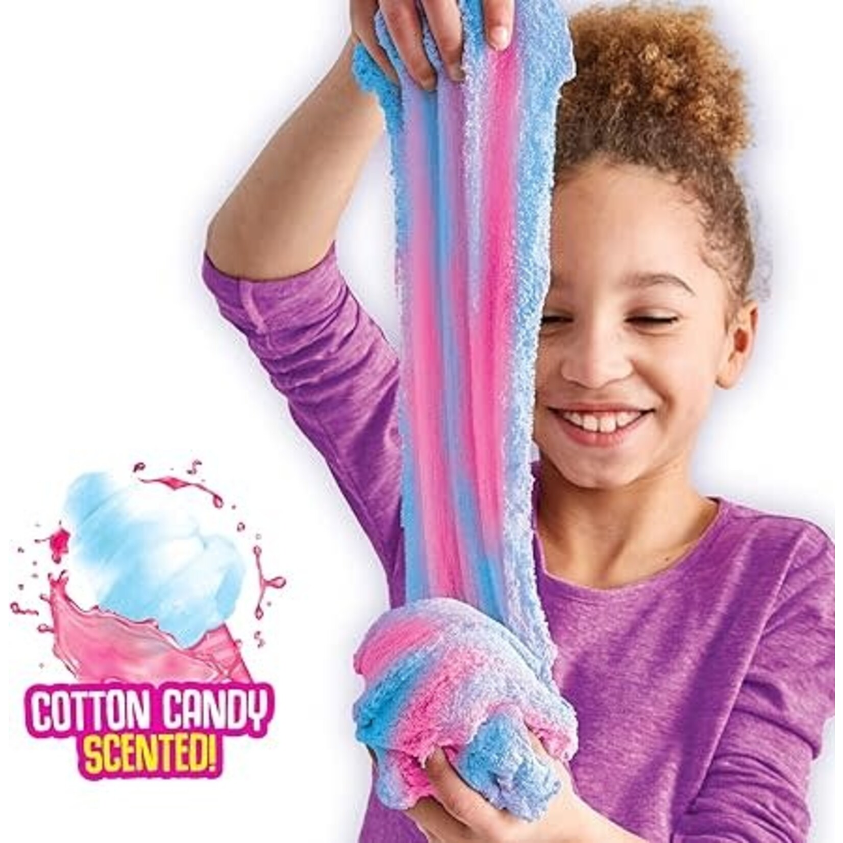US Toy Slimygloop Sand Bucket Cotton Candy Scent