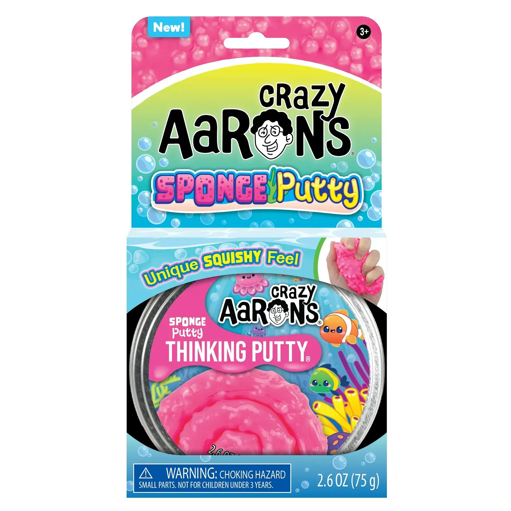 Crazy Aaron's Thinking Putty Sponge Putty Thinking Putty Tin