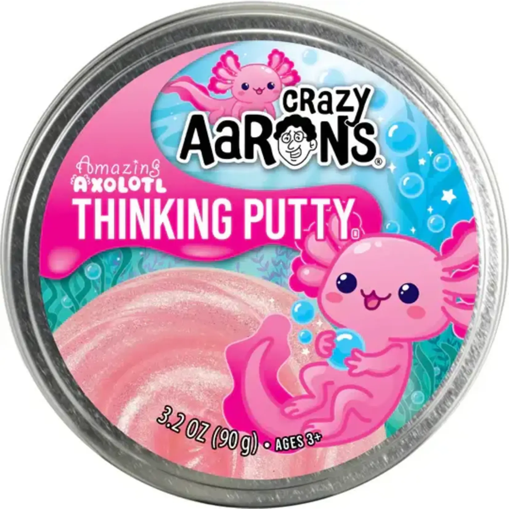 Crazy Aaron's Thinking Putty Amazing Axolotl Thinking Putty Tin