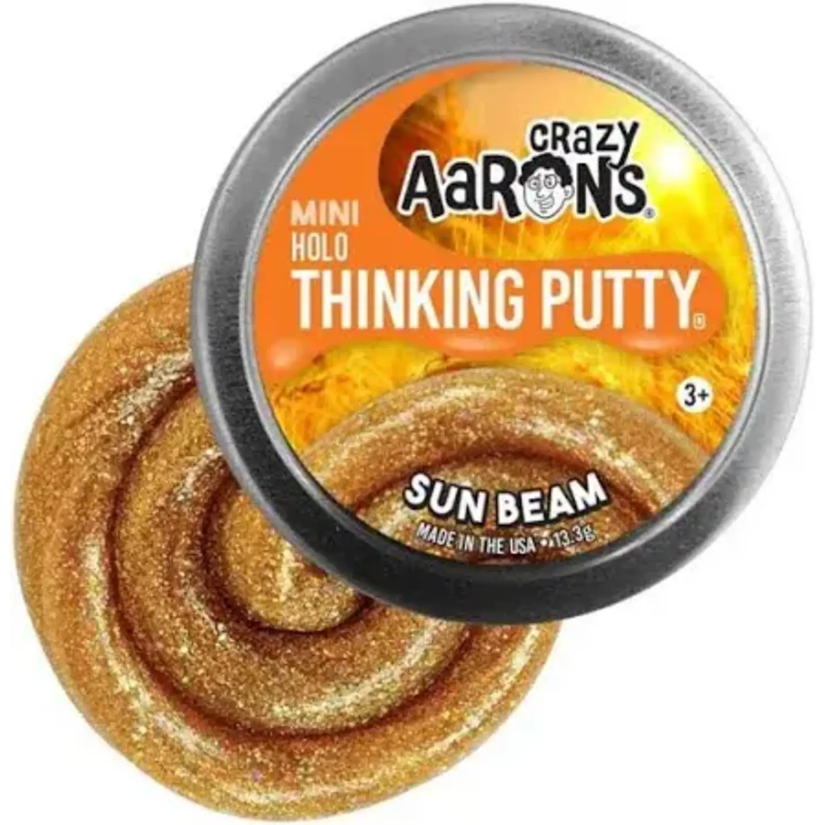 Crazy Aaron's Thinking Putty 2" Mini Putty Tin Sunbeam