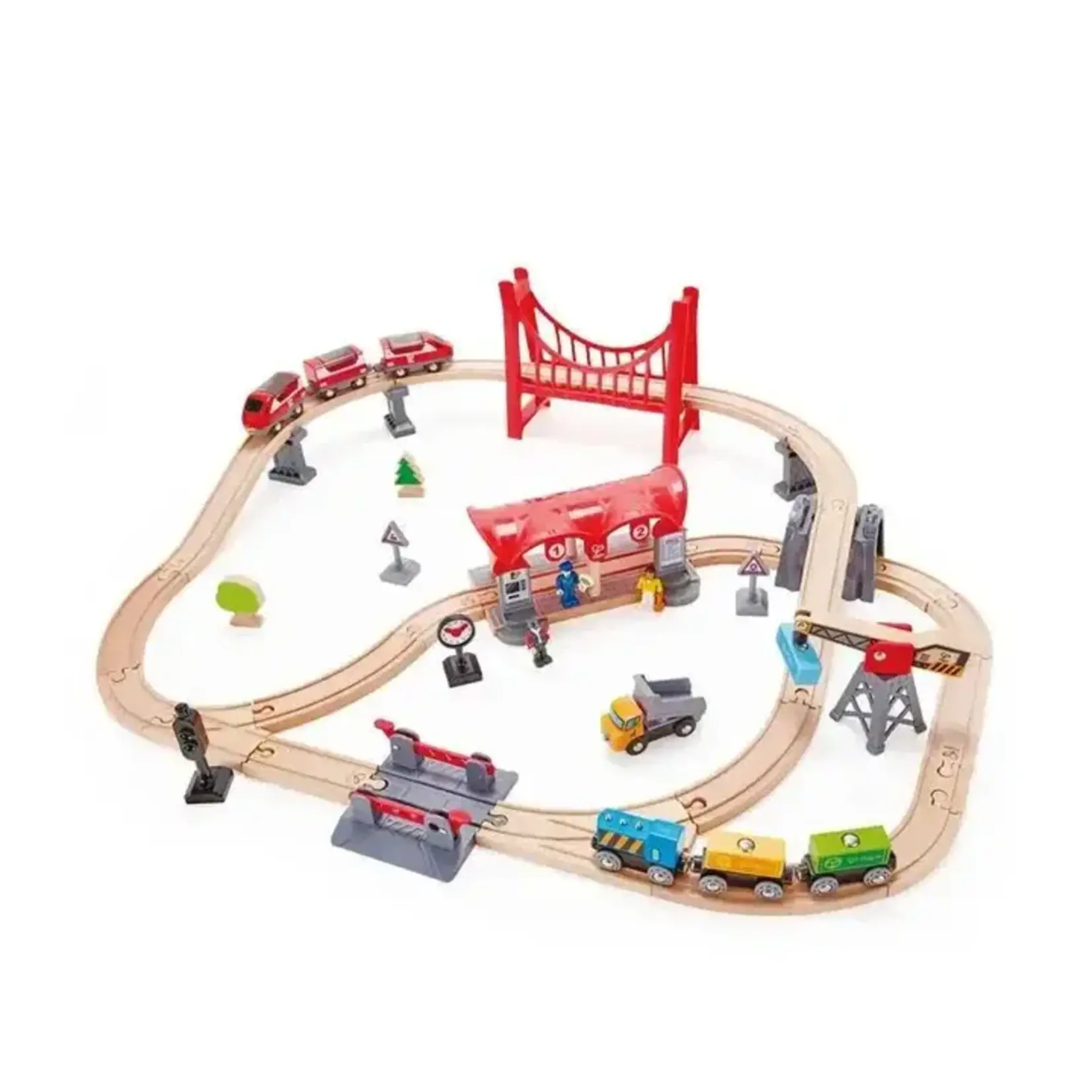 Hape Busy City Rail Set