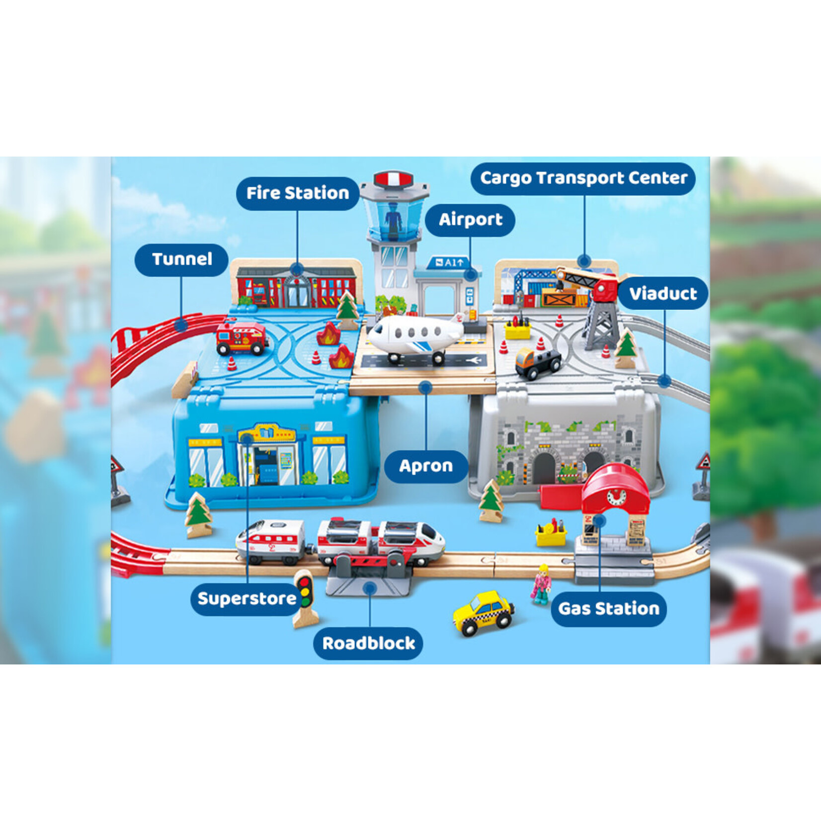 Hape Super Cityscape Transport Bucket