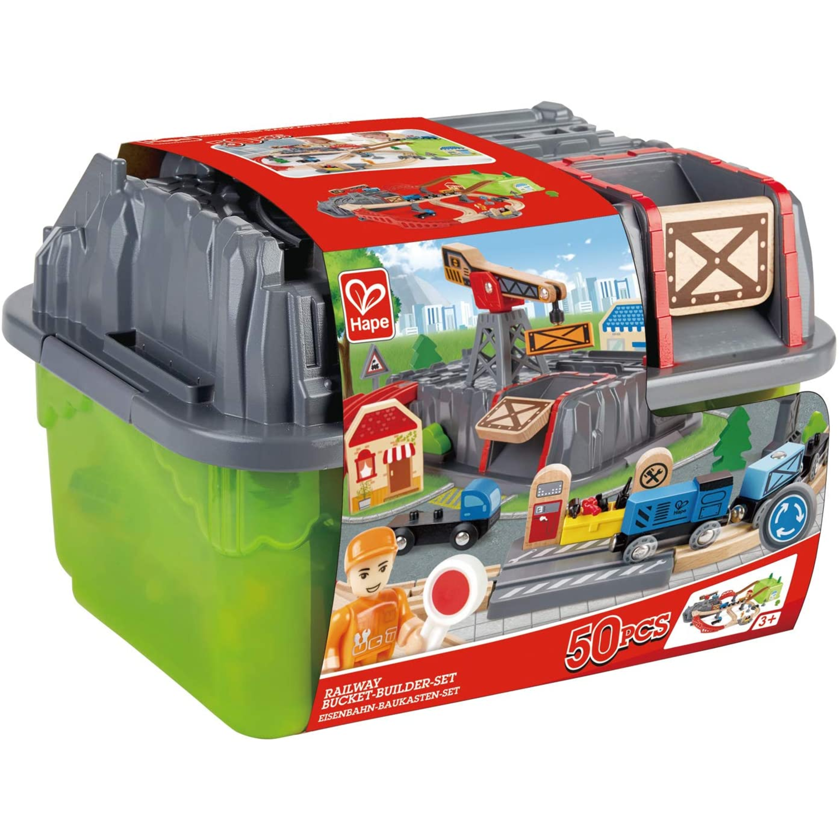 Hape Railway Bucket Builder Set