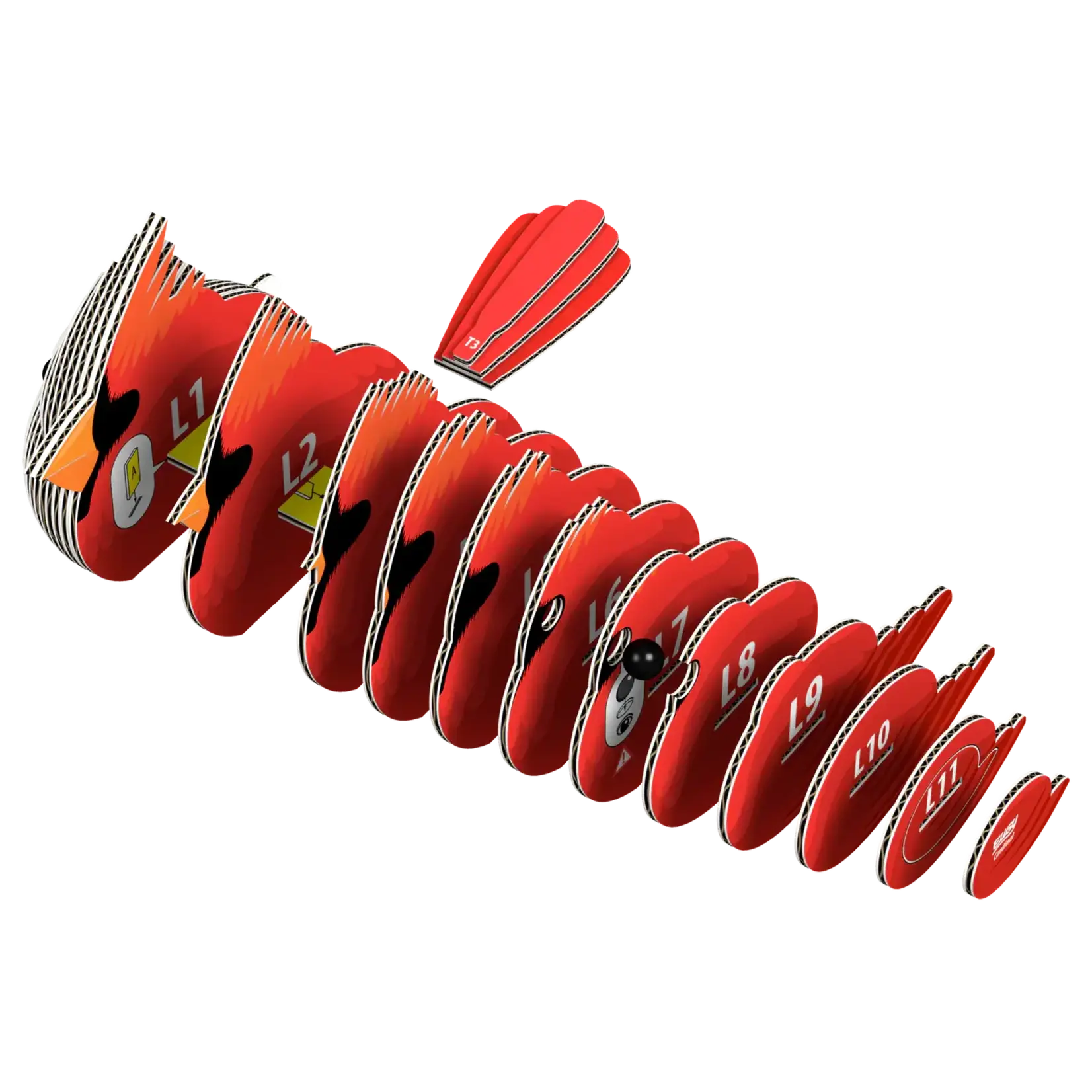 Safari Ltd Eugy - Cardinal 3D Puzzle
