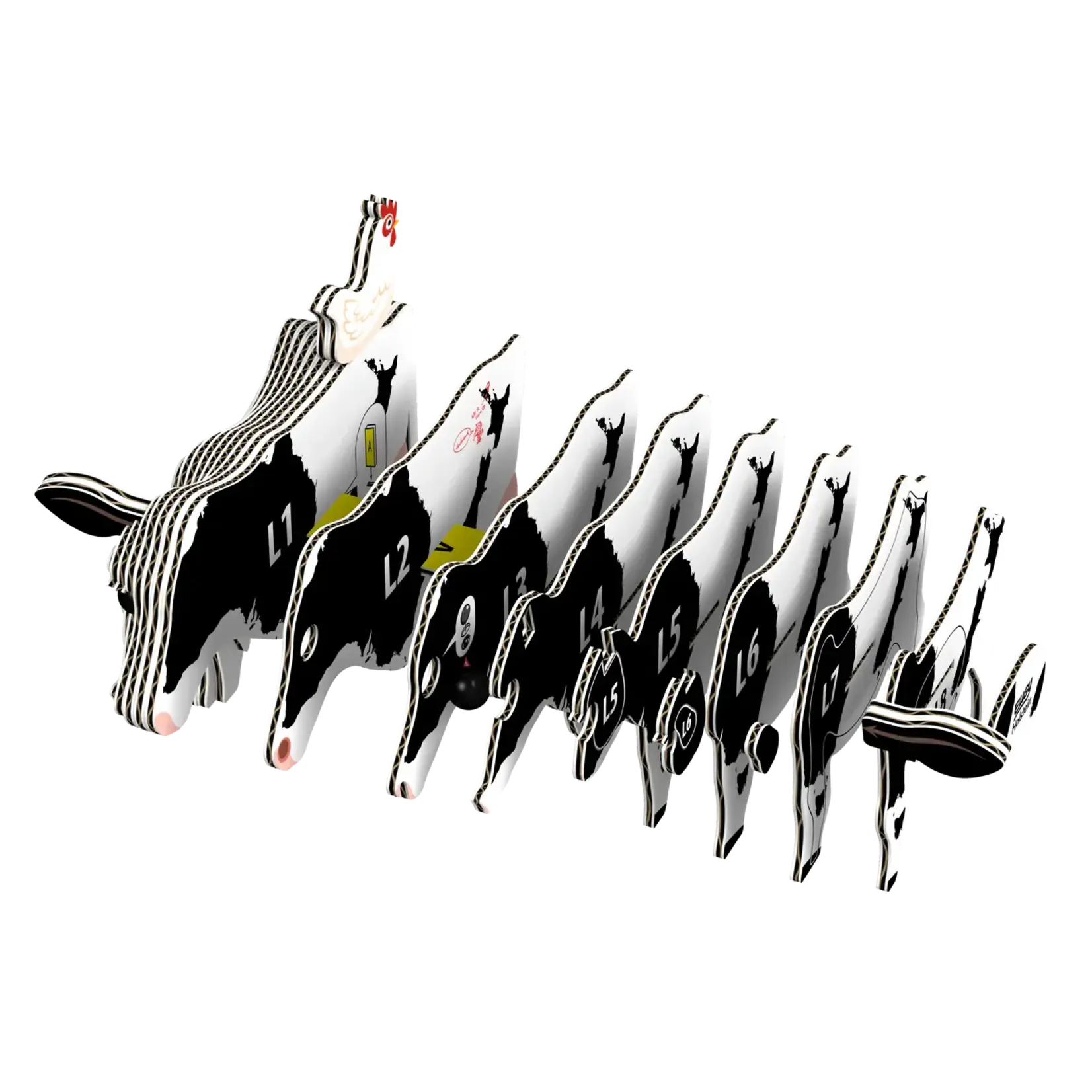 Safari Ltd Eugy - Holstein Cow 3D Puzzle