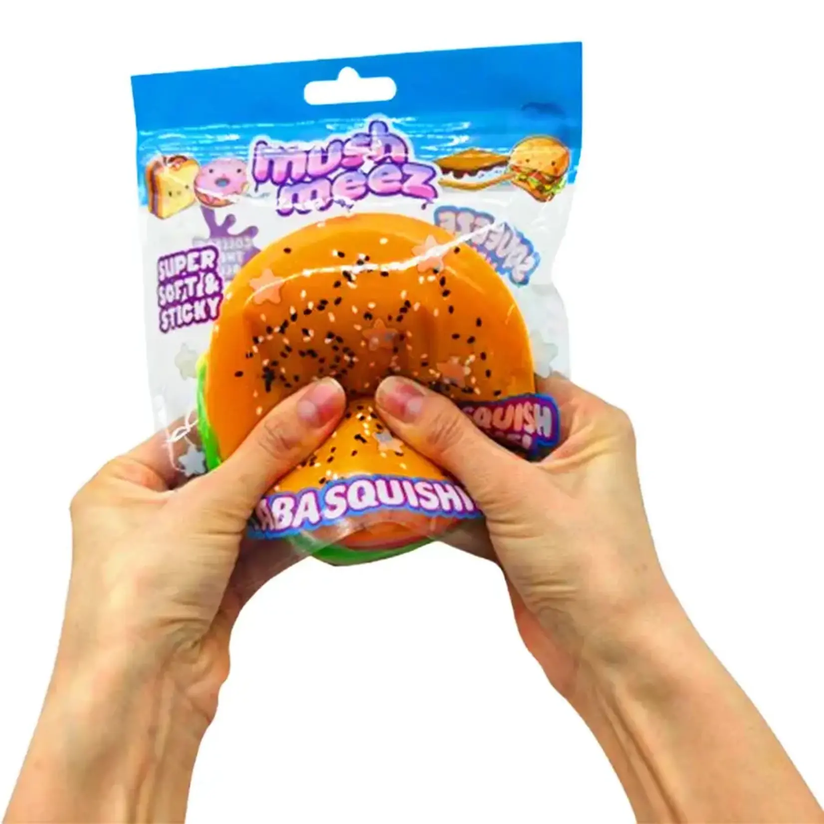Beverly Hills Teddy Bear Company MushMeez Taba Squish Cheeseburger