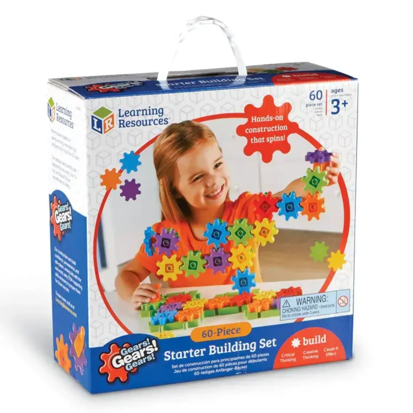 Learning Resources Gears! Gears! Gears! 60 Piece Starter Set