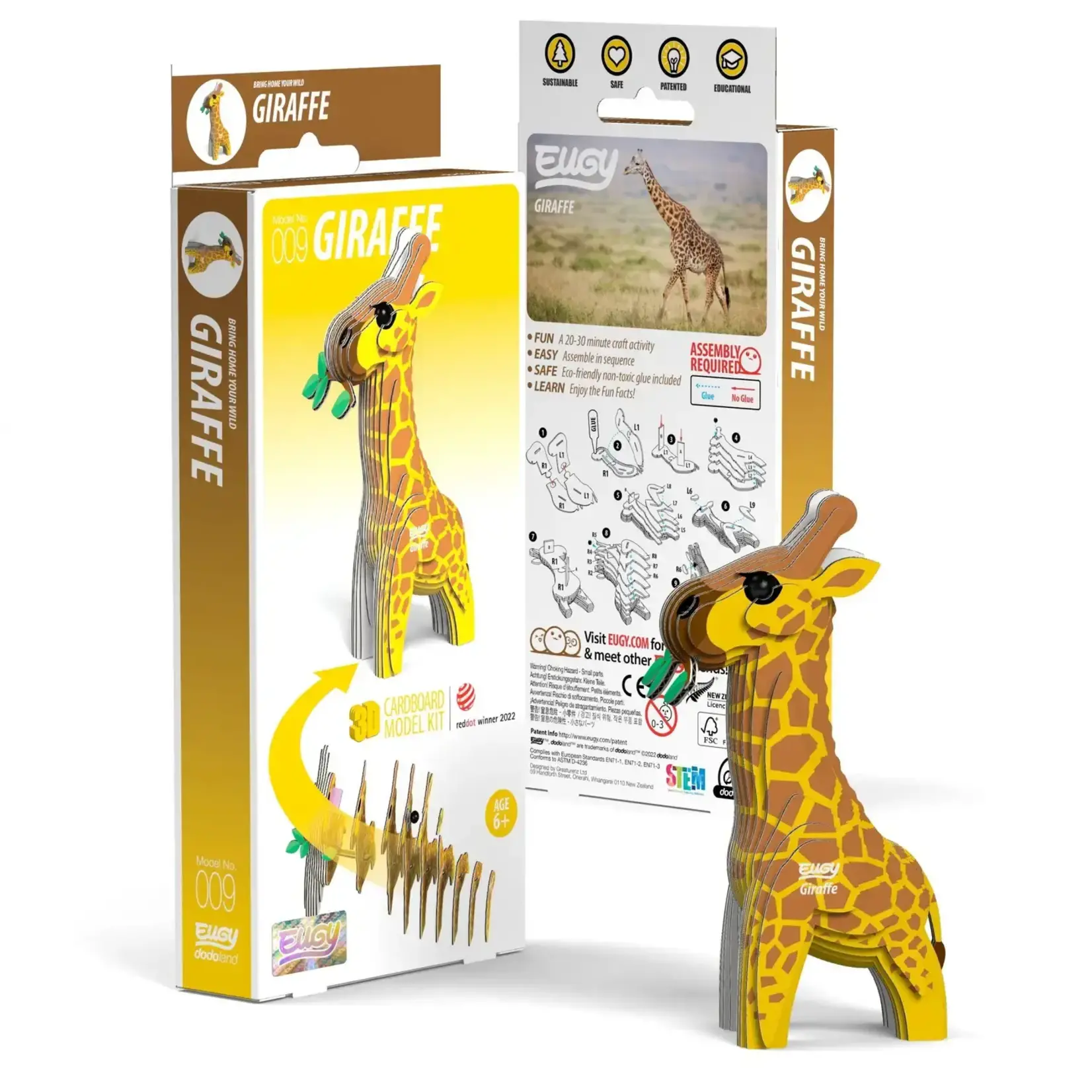 Safari Ltd Eugy - Giraffe 3D Puzzle