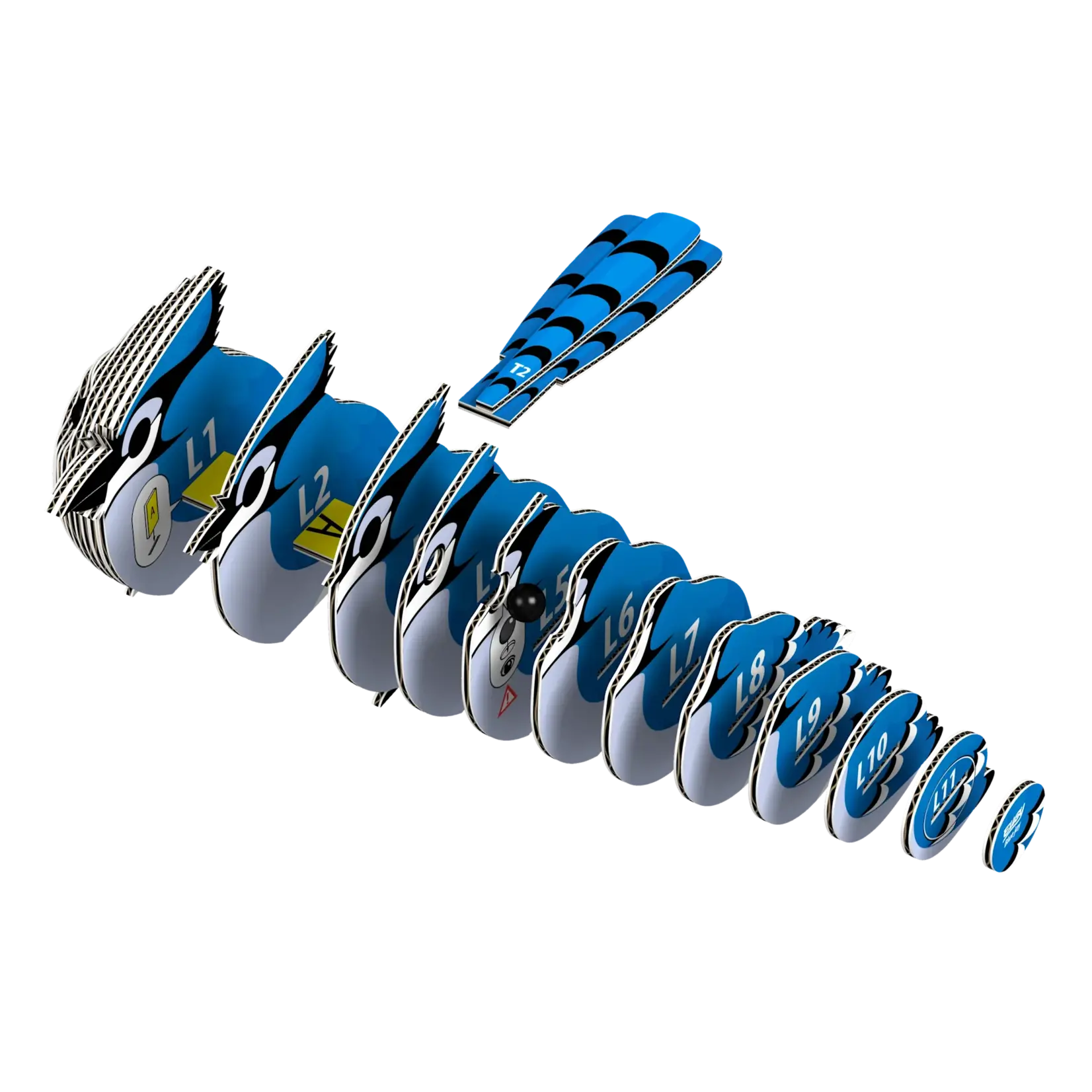 Safari Ltd Eugy - Blue Jay 3D Puzzle