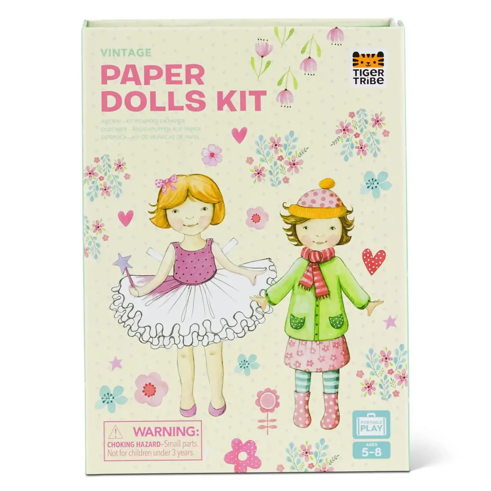 Tiger Tribe Vintage Paper Dolls Kit