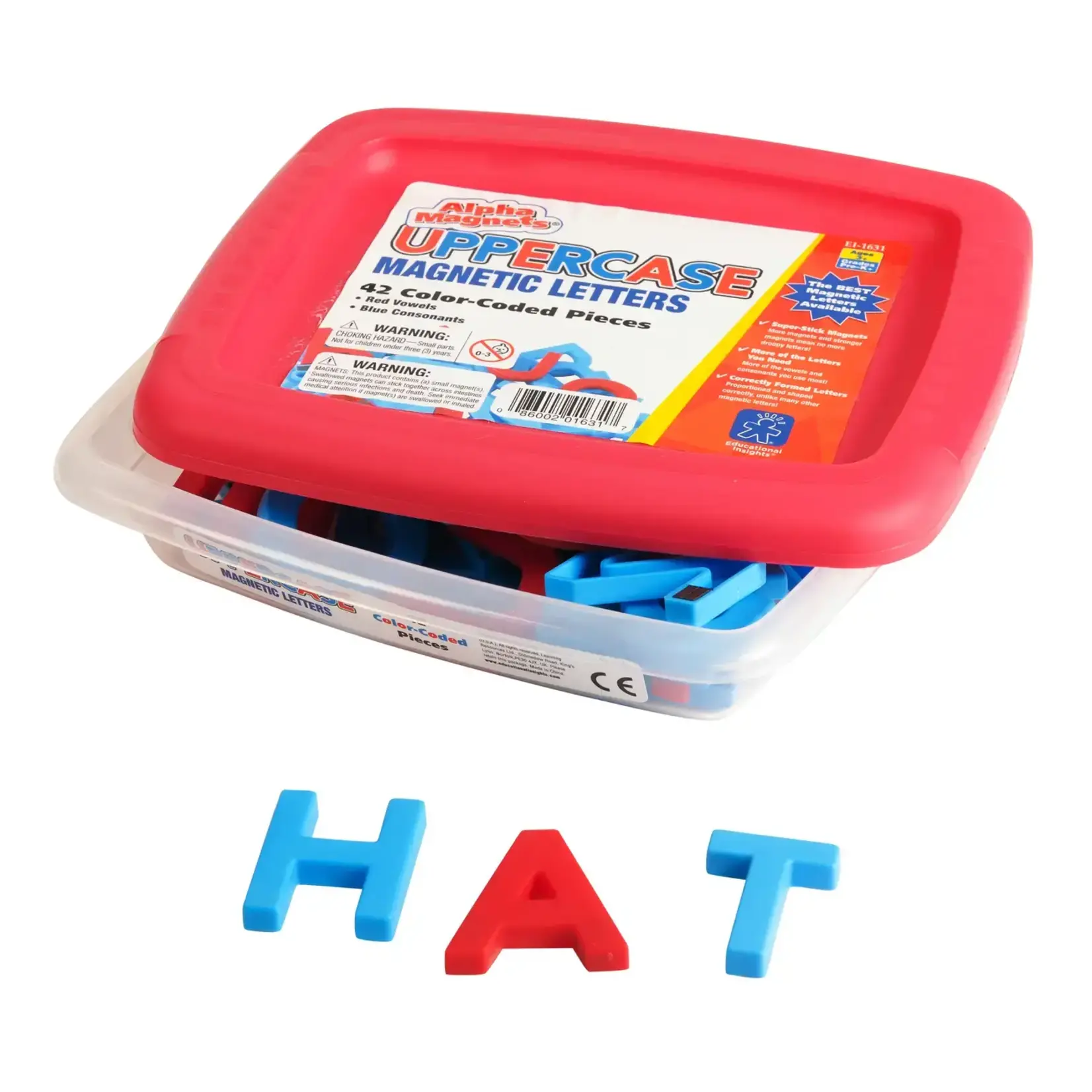 Learning Resources Alphamagnets Color Coded Uppercase Letters