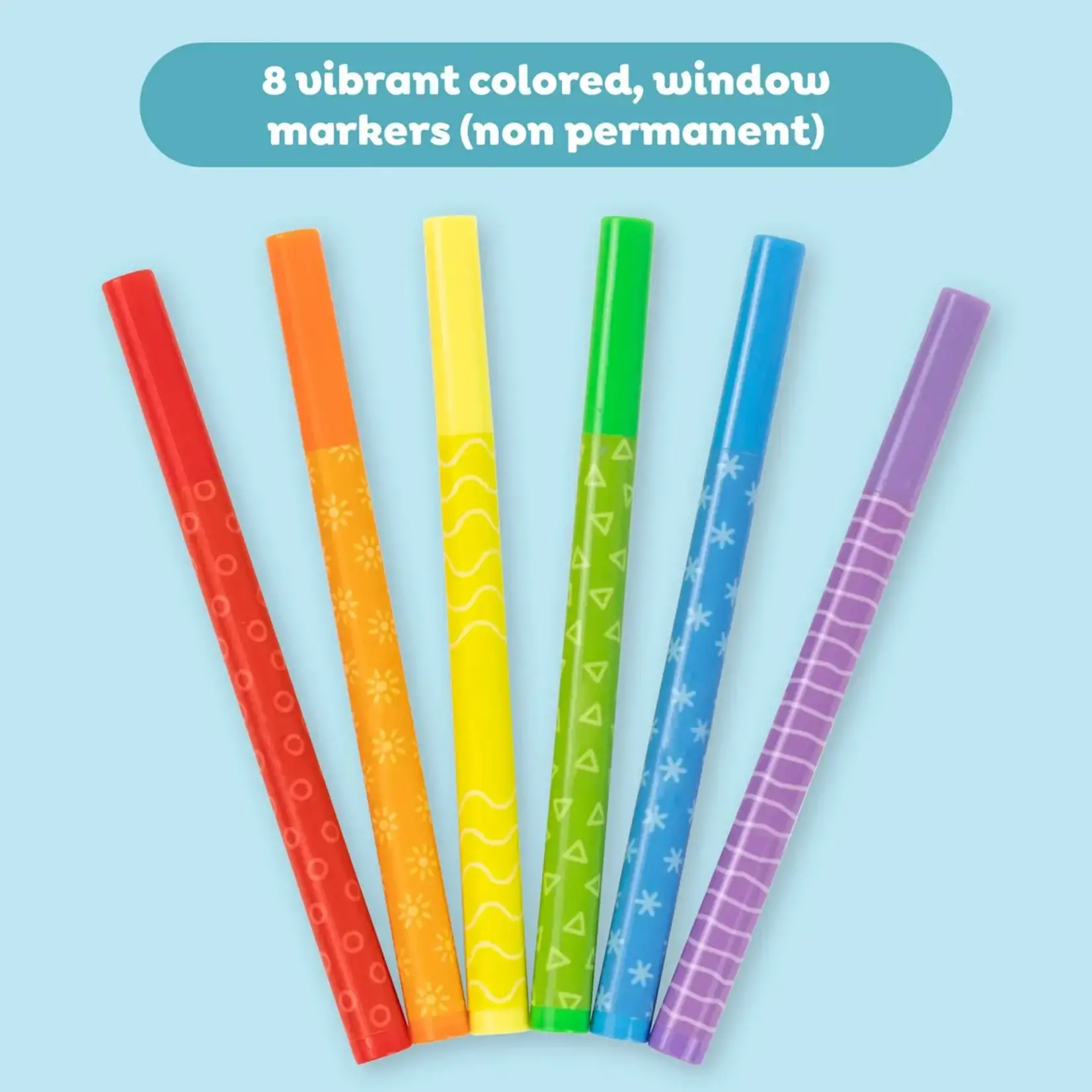 Tiger Tribe Window Markers 6 Pack