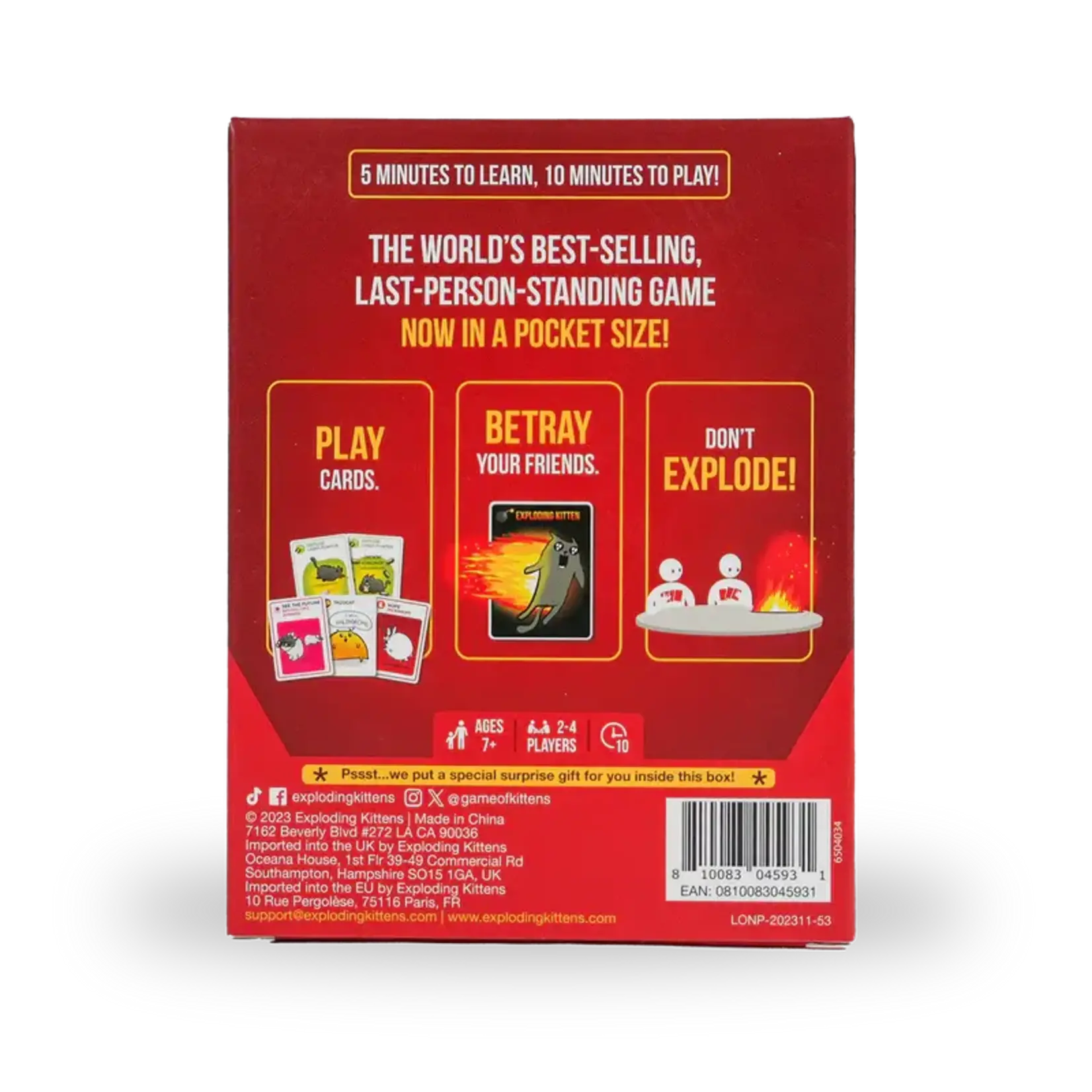 Exploding Kittens Grab & Game Exploding Kittens