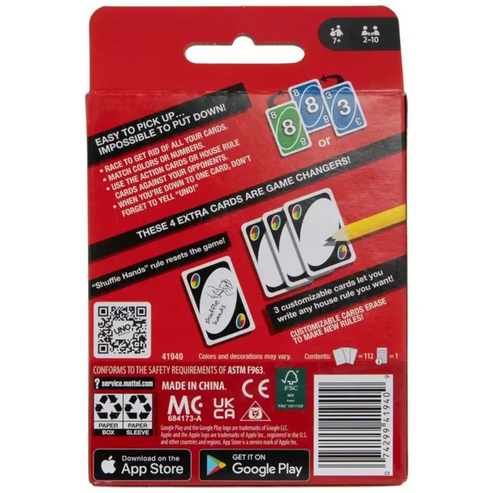 UNO Card Game Classic