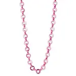 CHARM IT! CHARM IT! Pink Chain Necklace