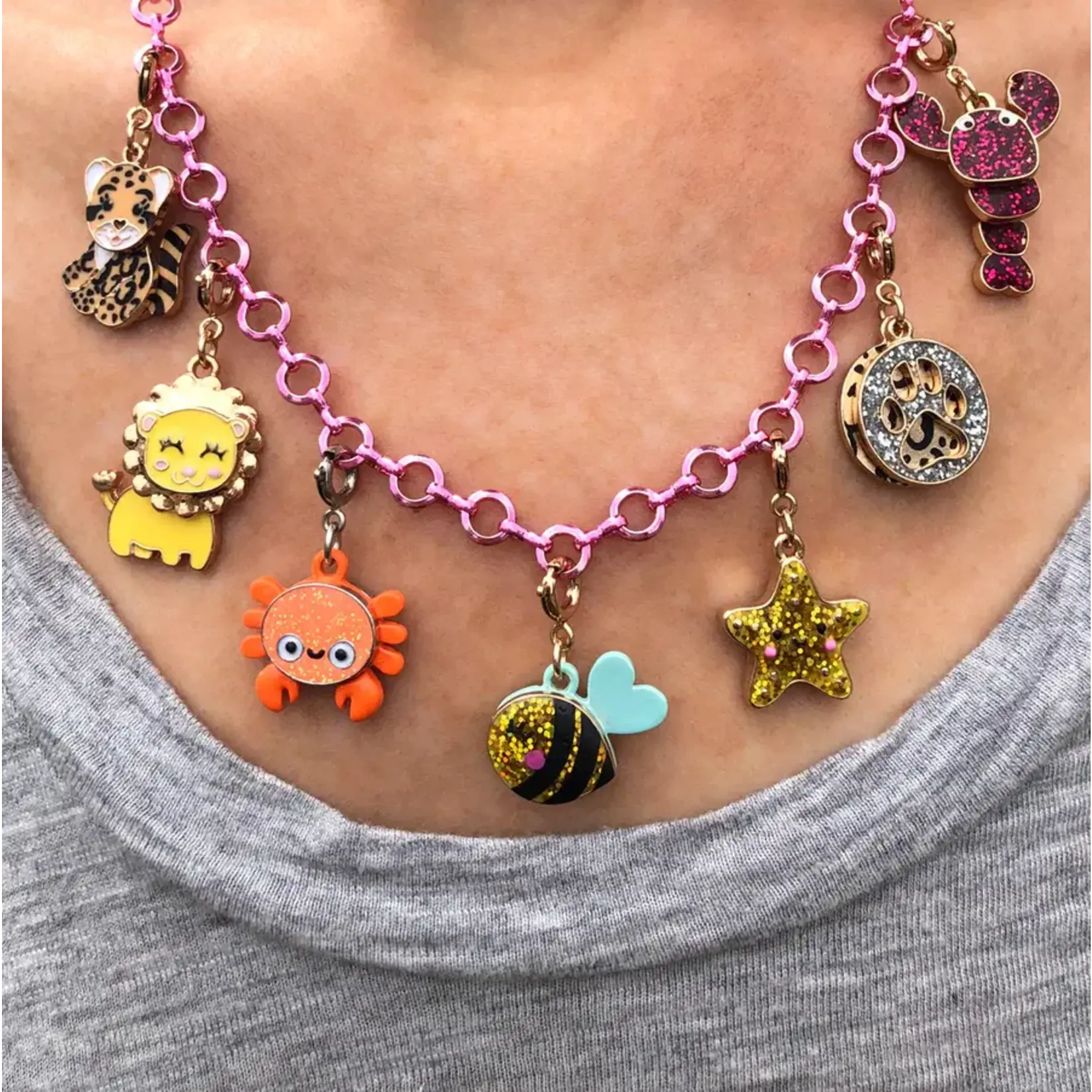 CHARM IT! Gold Cloud Leopard Charm