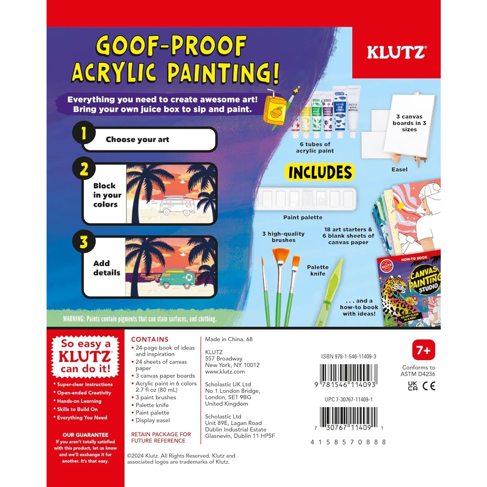 Klutz Canvas Painting Studio