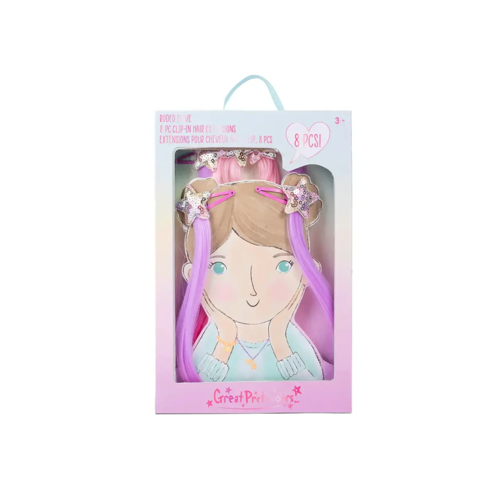 Great Pretenders Rodeo Drive Multi Colour Clip In Extensions 8 pcs