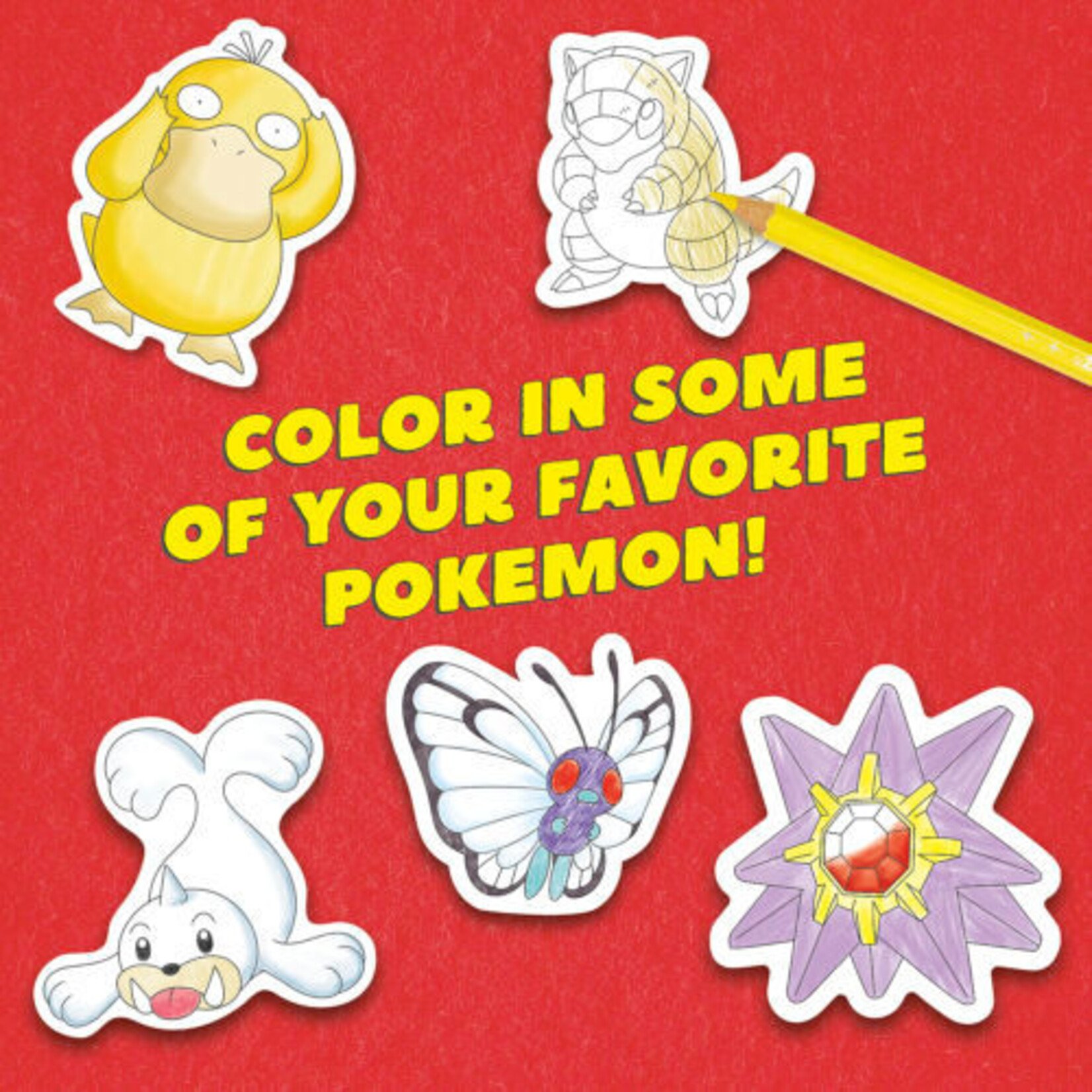 Klutz Pokemon Fuzzy Stickers
