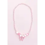 Great Pretenders Boutique Holo Pink Crystal Necklace