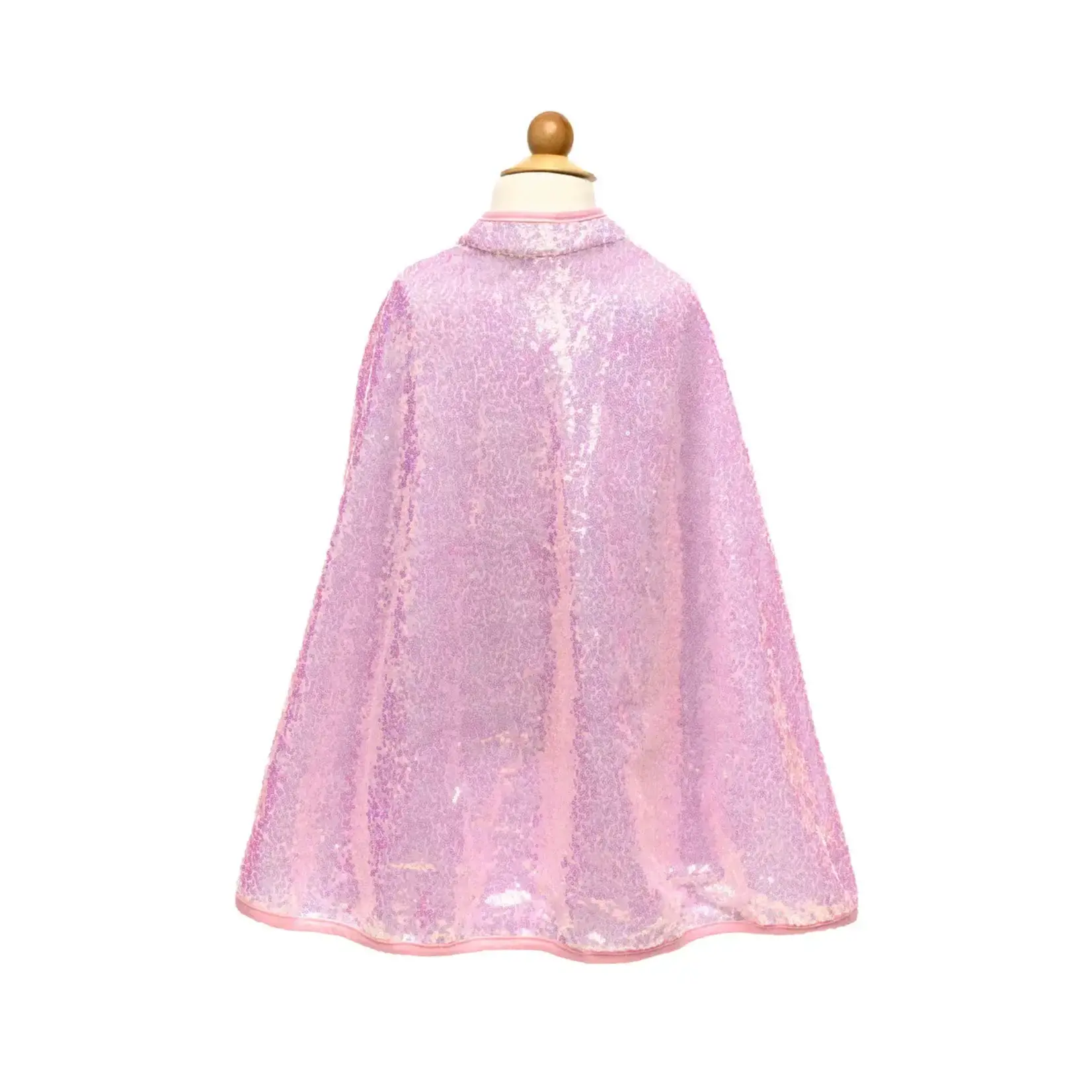 Great Pretenders Pink Sequins Cape - Size 5-6