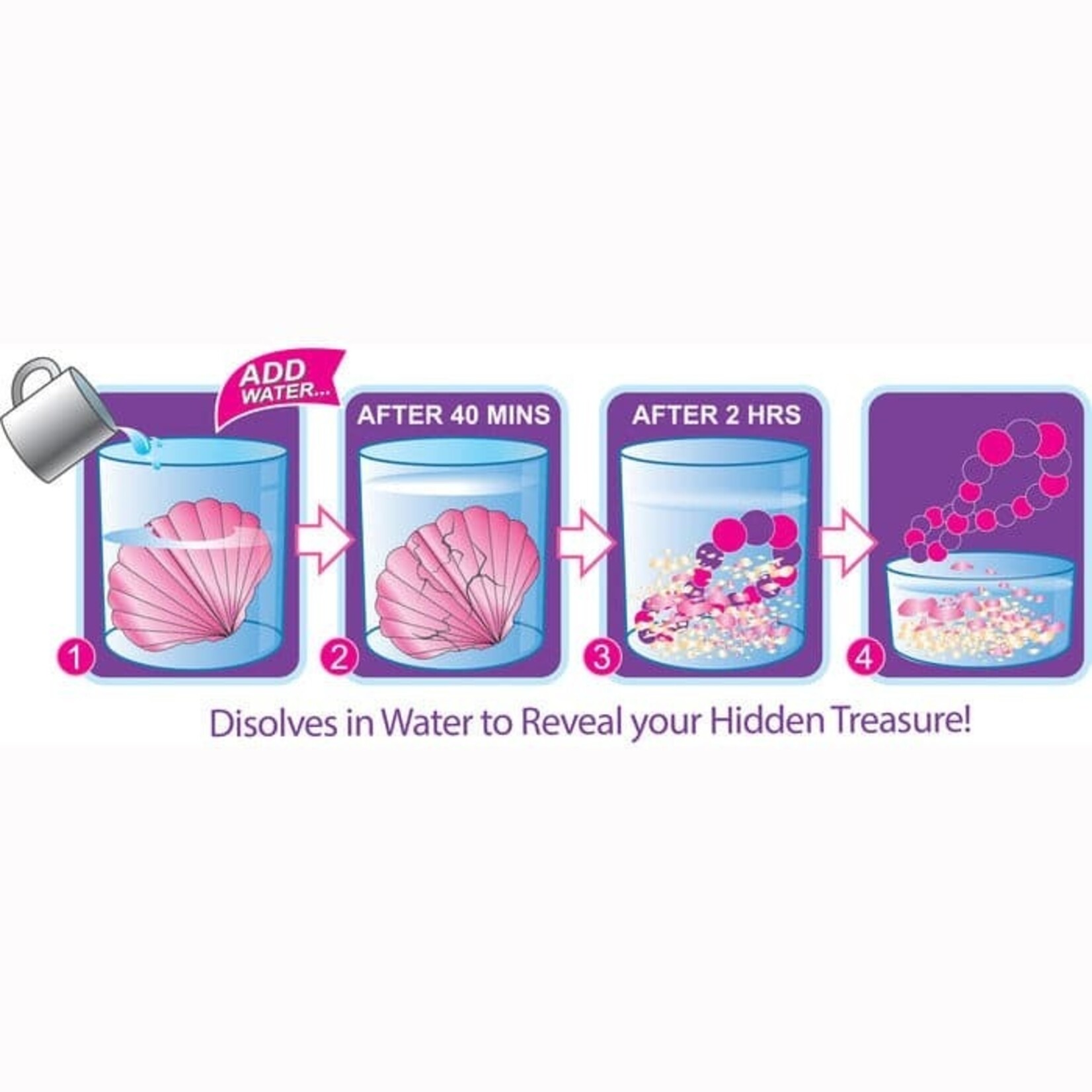 Schylling Lucky Shell Mermaid Bracelet Surprise