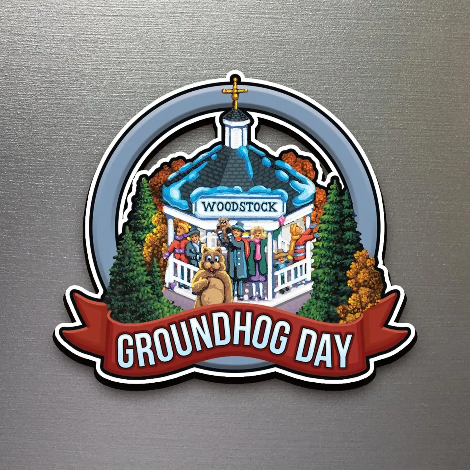 Woodstock Groundhog Day Magnet