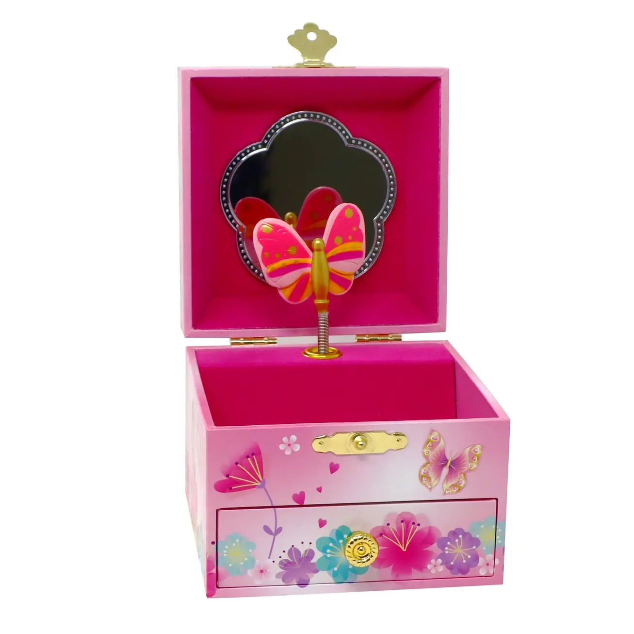 Fairy Butterfly Friends Musical Jewelry Box - Small