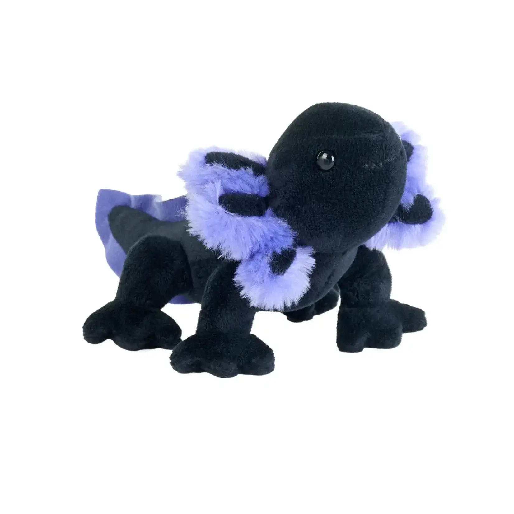 Wild Republic Pocketkins Axolotl Black and Blue 5"