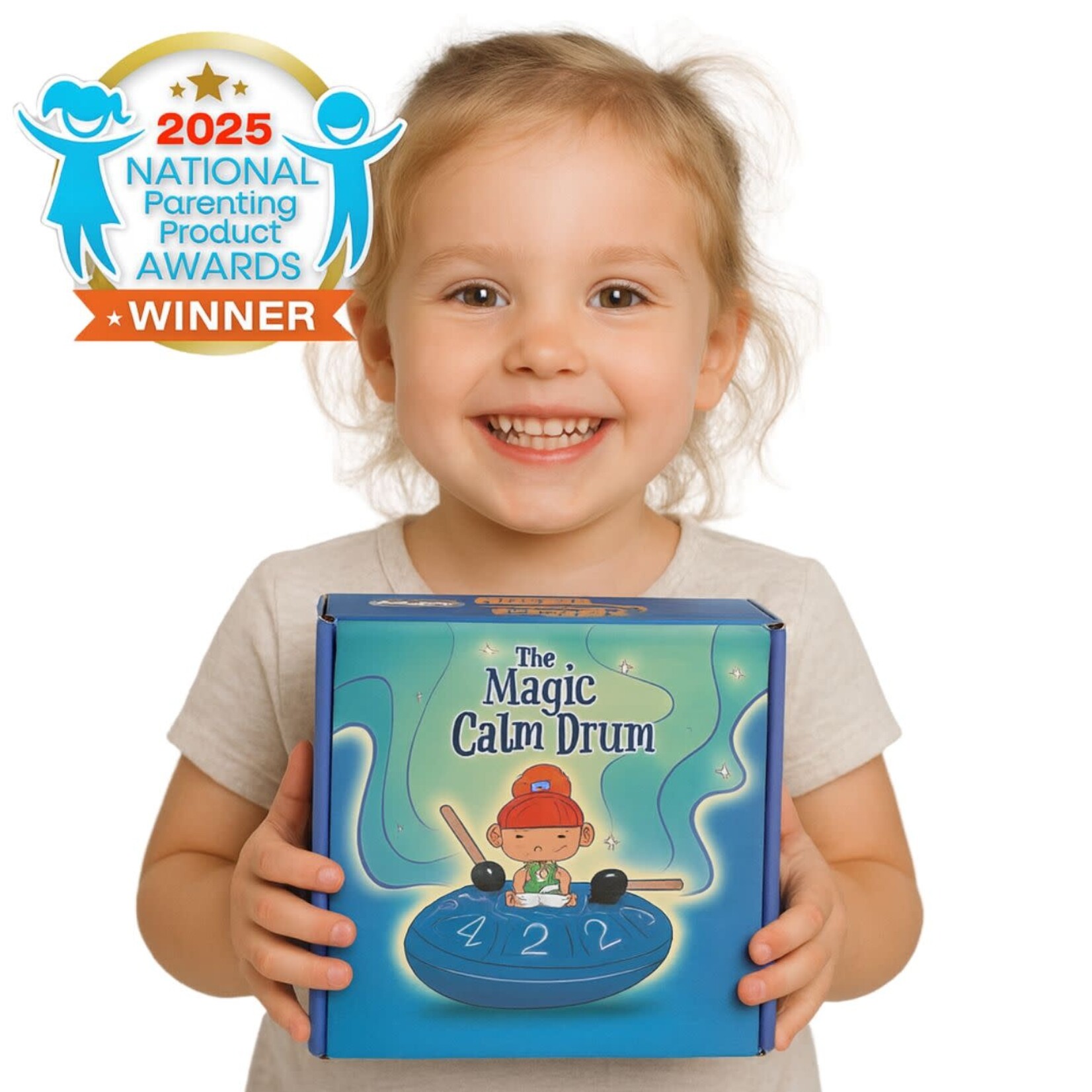 Magic Calm Steel Tongue Drum - Blue