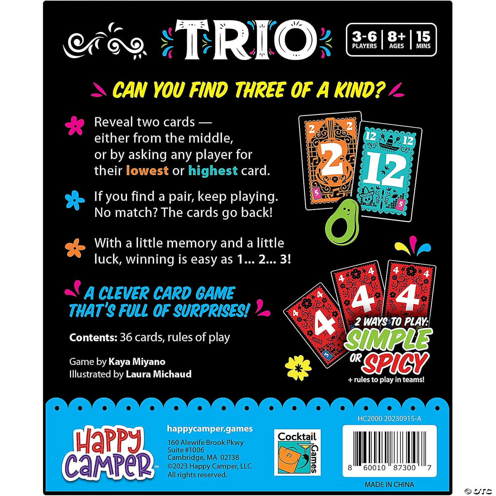 Trio Card Game