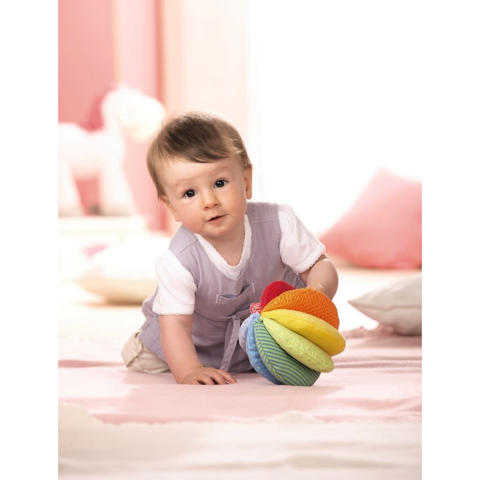 Haba Rainbow Fabric Baby Ball