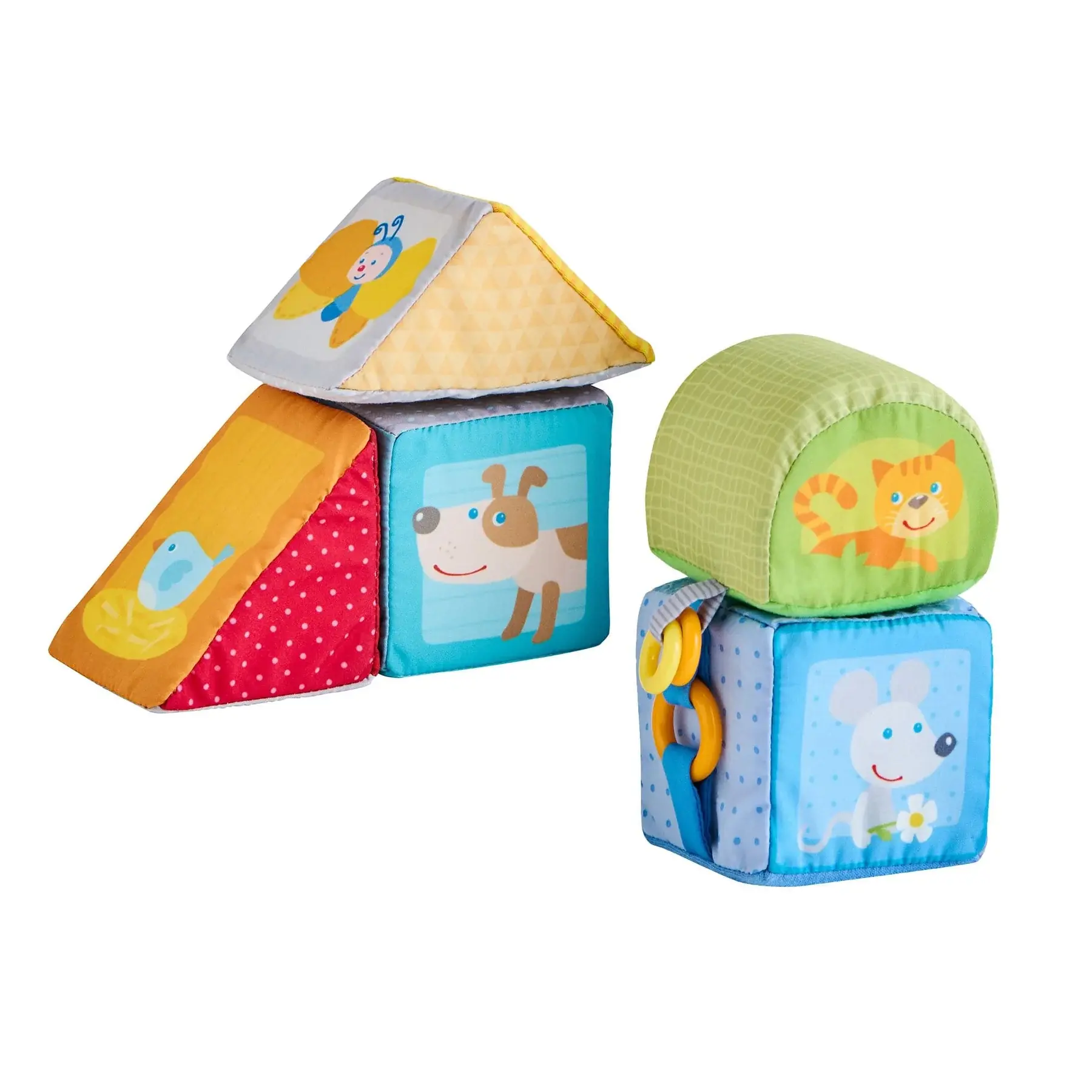 Animal Discovery Cubes - Soft Sensory Stacking Blocks