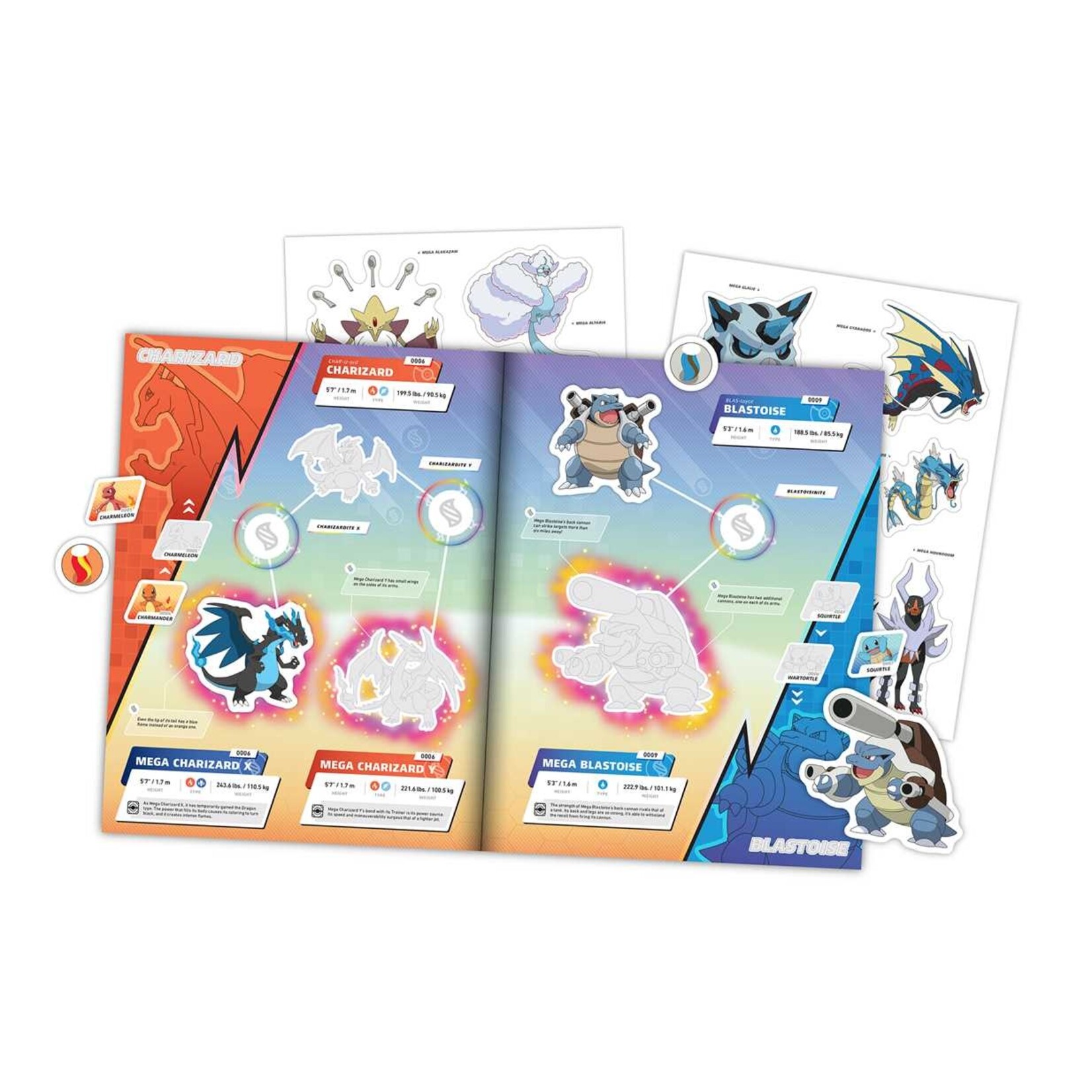 Simon and Schuster Pokemon The Official Mega Evolutions Sticker Book