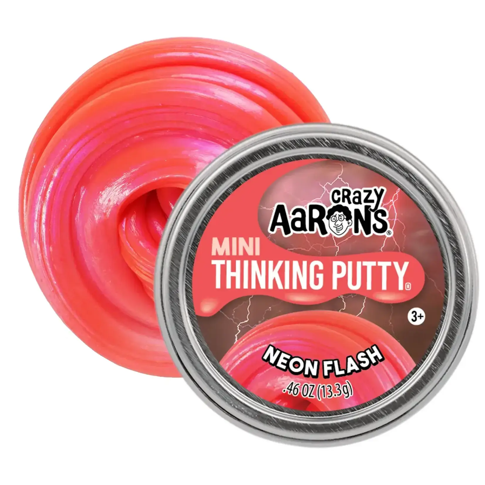Crazy Aaron's Thinking Putty 2" Mini Putty Neon Flash