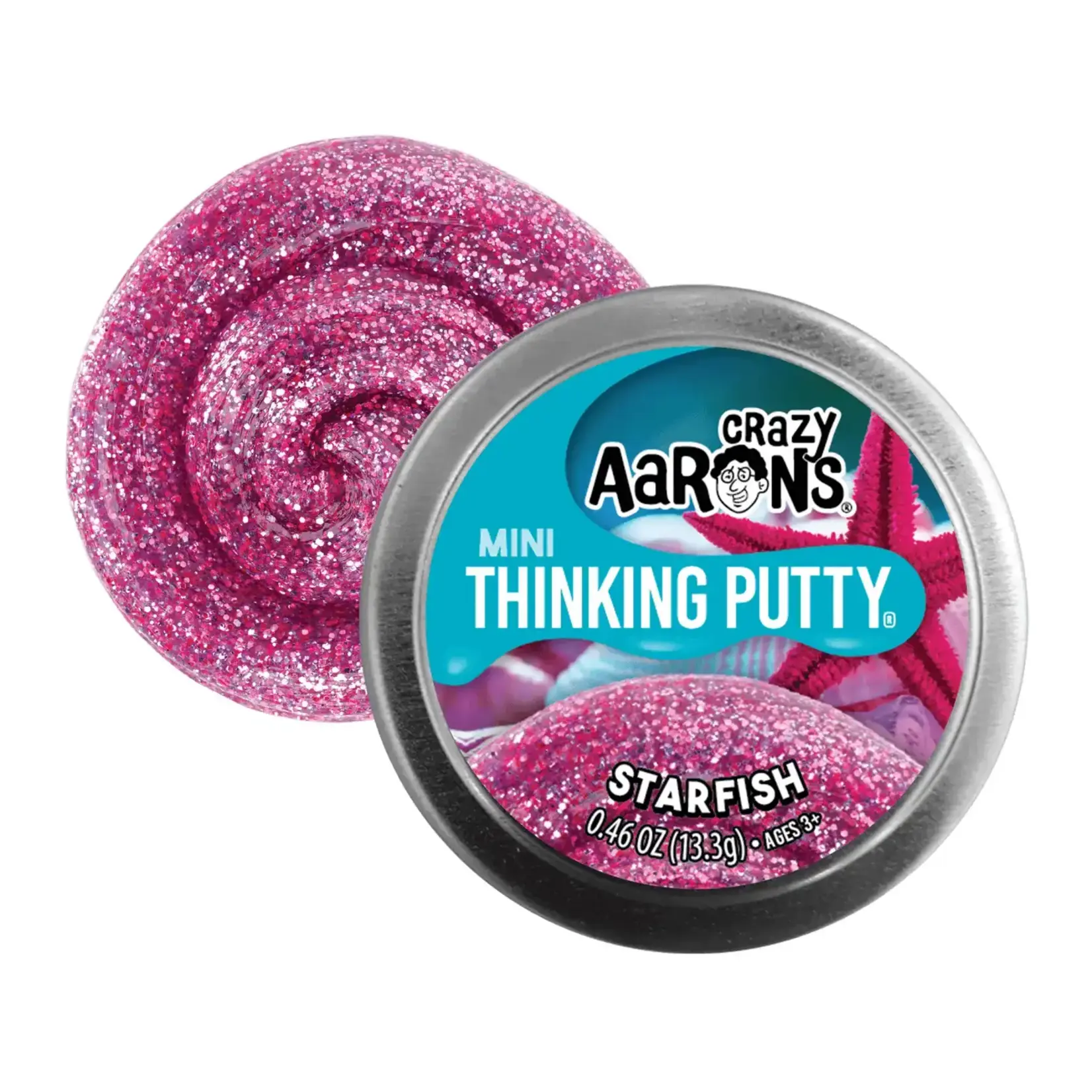 Crazy Aaron's Thinking Putty 2" Mini Putty Starfish
