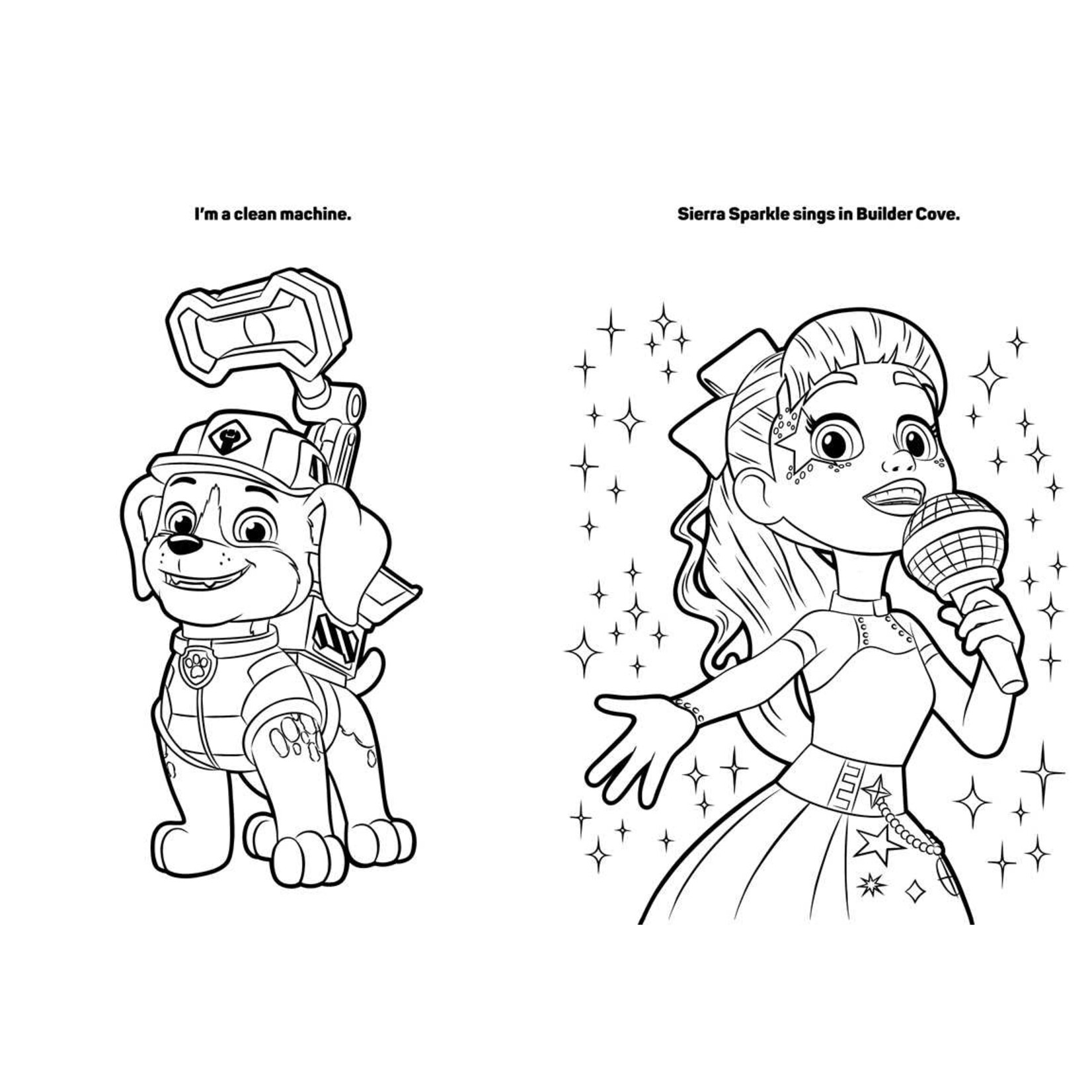 Simon and Schuster Rubble & Crew: My First Big Book of Coloring