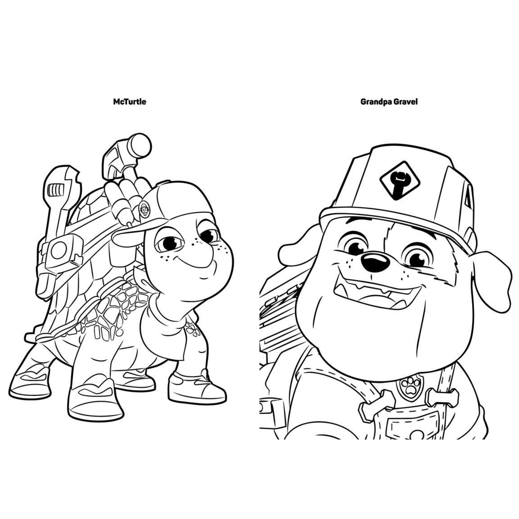 Simon and Schuster Rubble & Crew: My First Big Book of Coloring