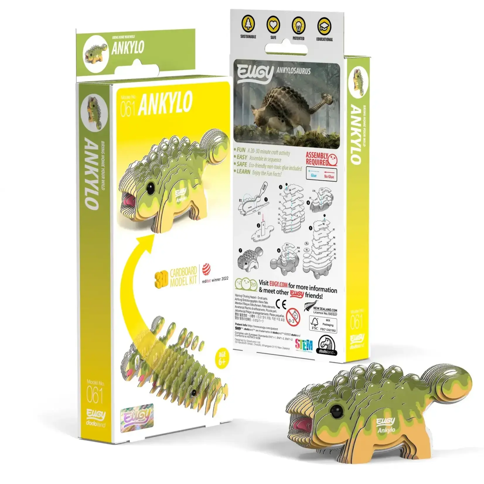 Safari Ltd Eugy - Ankylo 3D puzzle