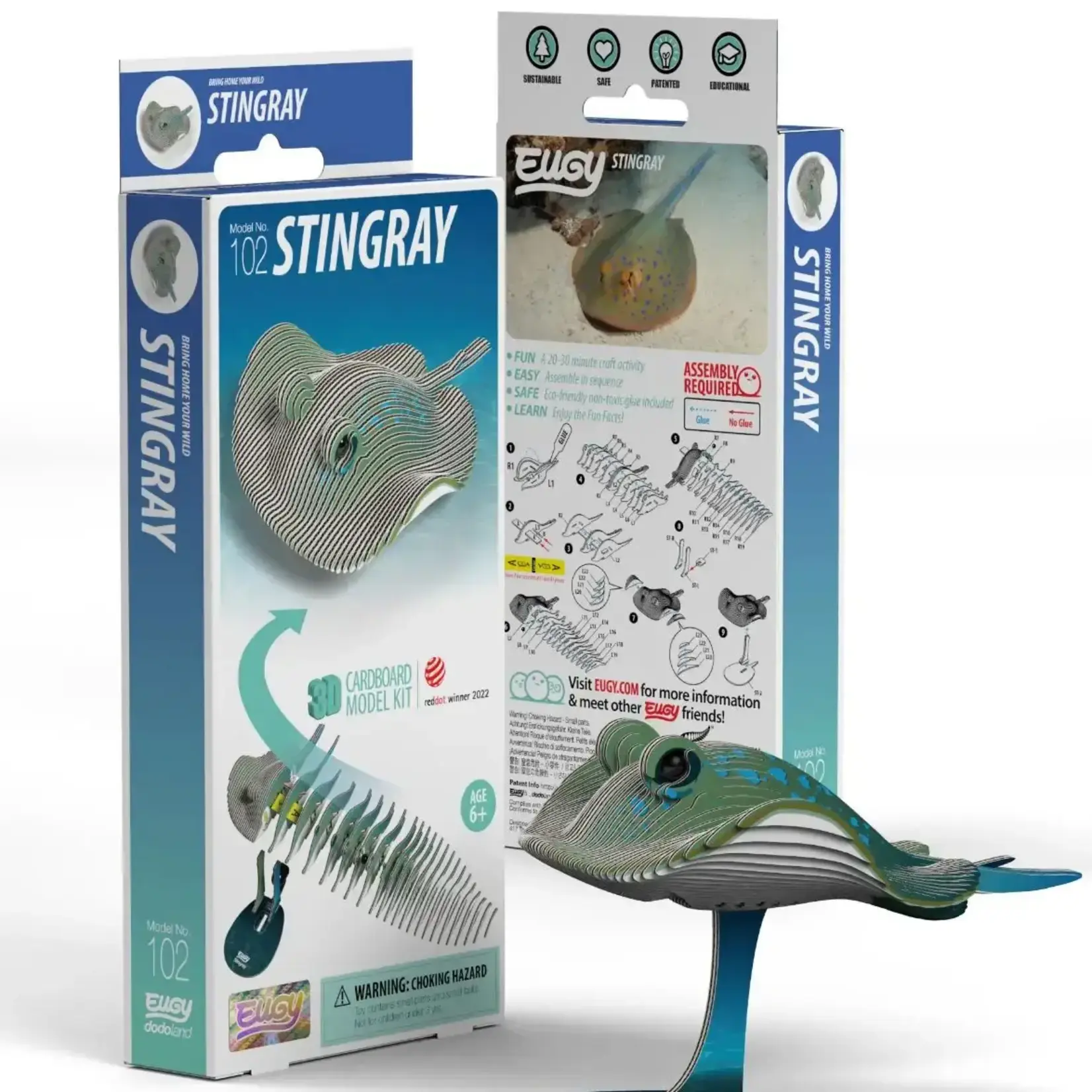 Safari Ltd Eugy - Stingray 3D puzzle