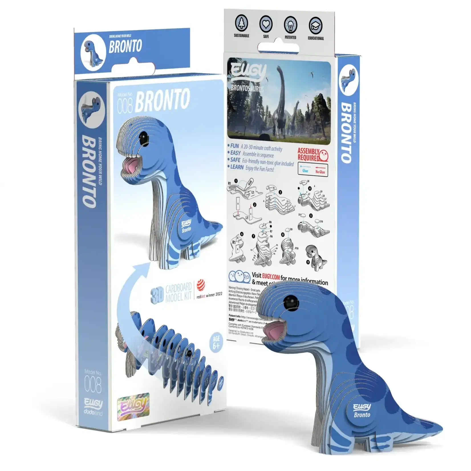 Safari Ltd Eugy - Bronto 3D Puzzle