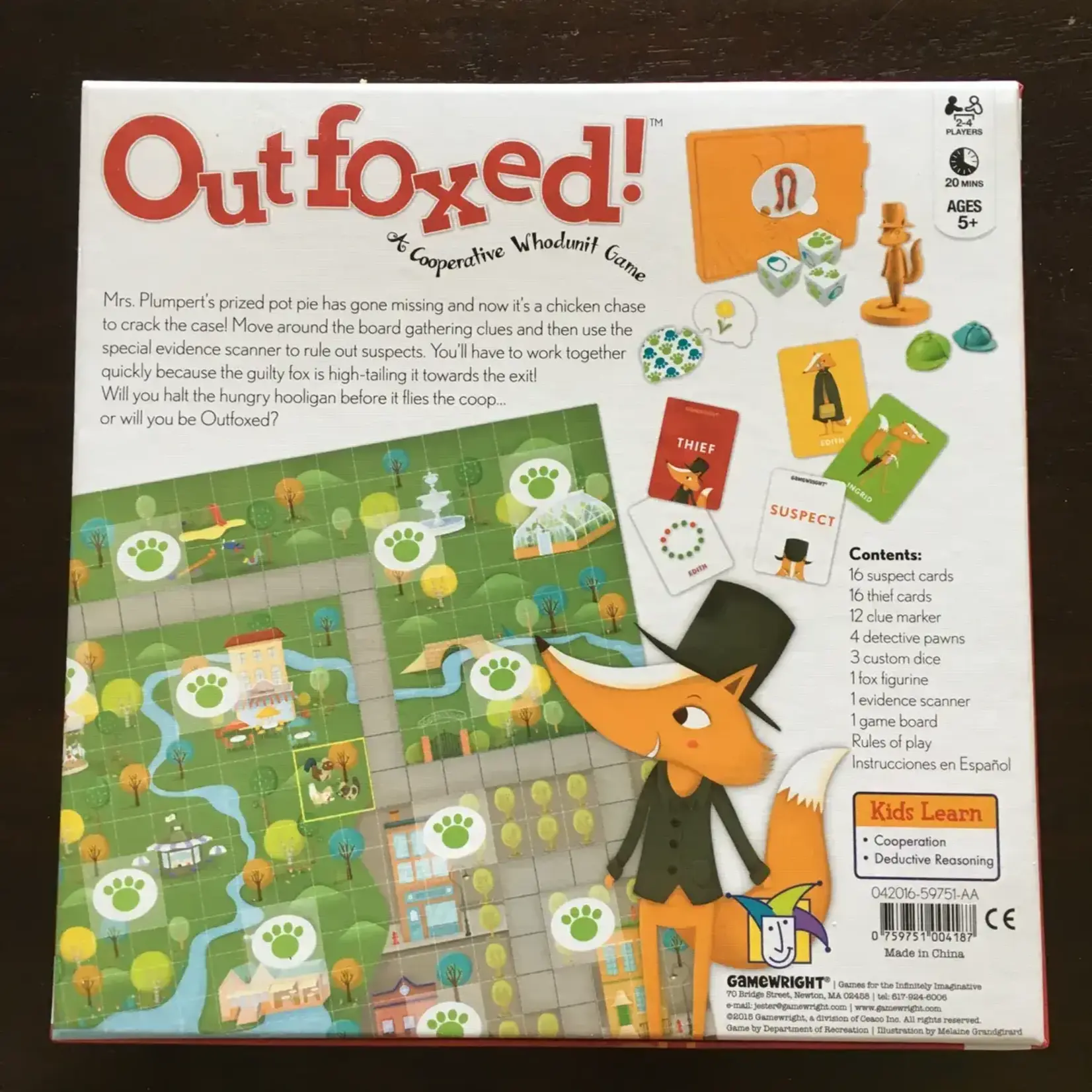 Gamewright Outfoxed