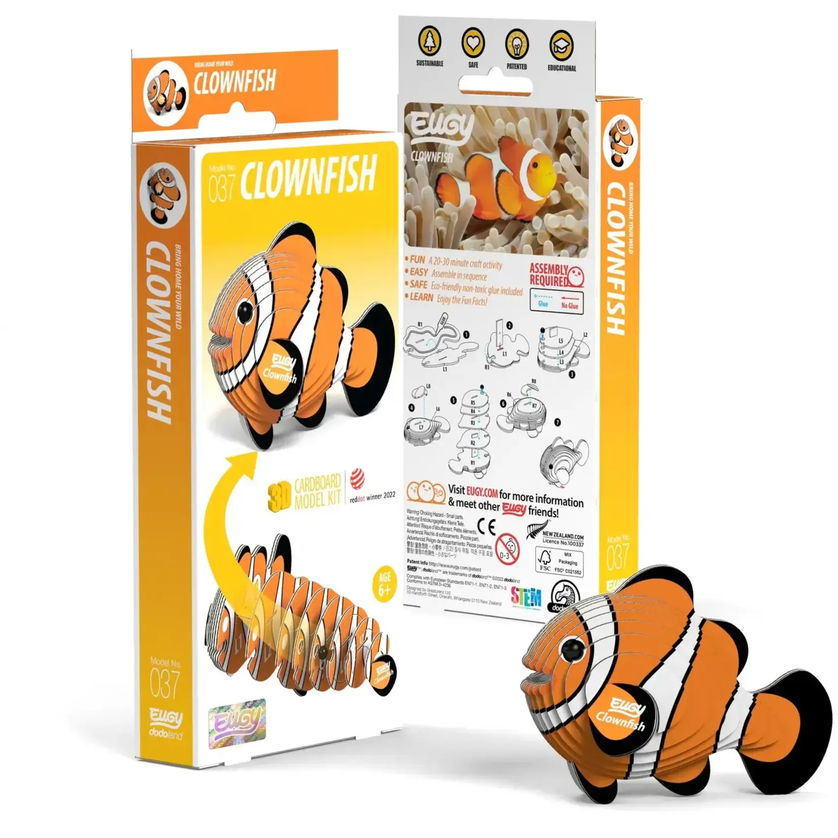 Safari Ltd Eugy - Clownfish 3D Puzzle