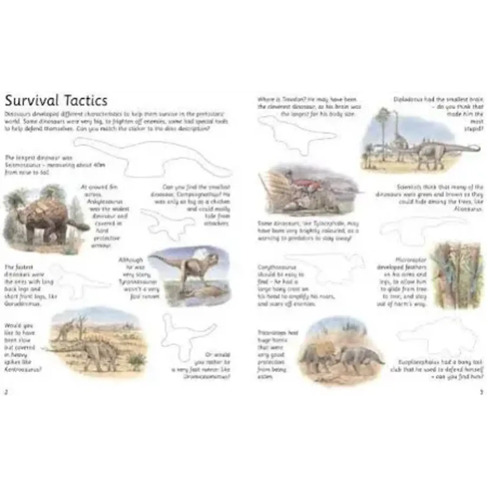 Simon and Schuster Ultimate Dinosaur Sticker Book with 100 Amazing Stickers