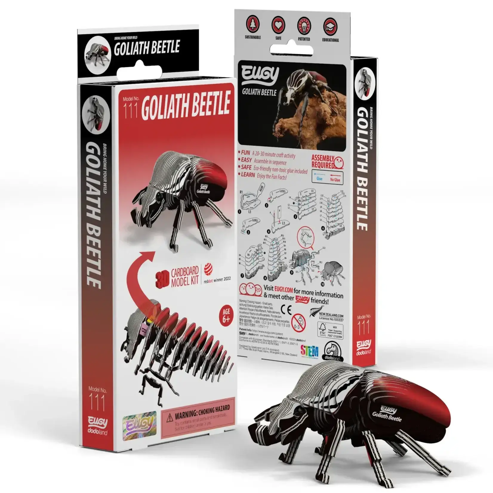 Safari Ltd Eugy - Goliath Beetle 3D Puzzle