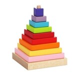 Toysmith Cubika Wooden Pyramid Stacker