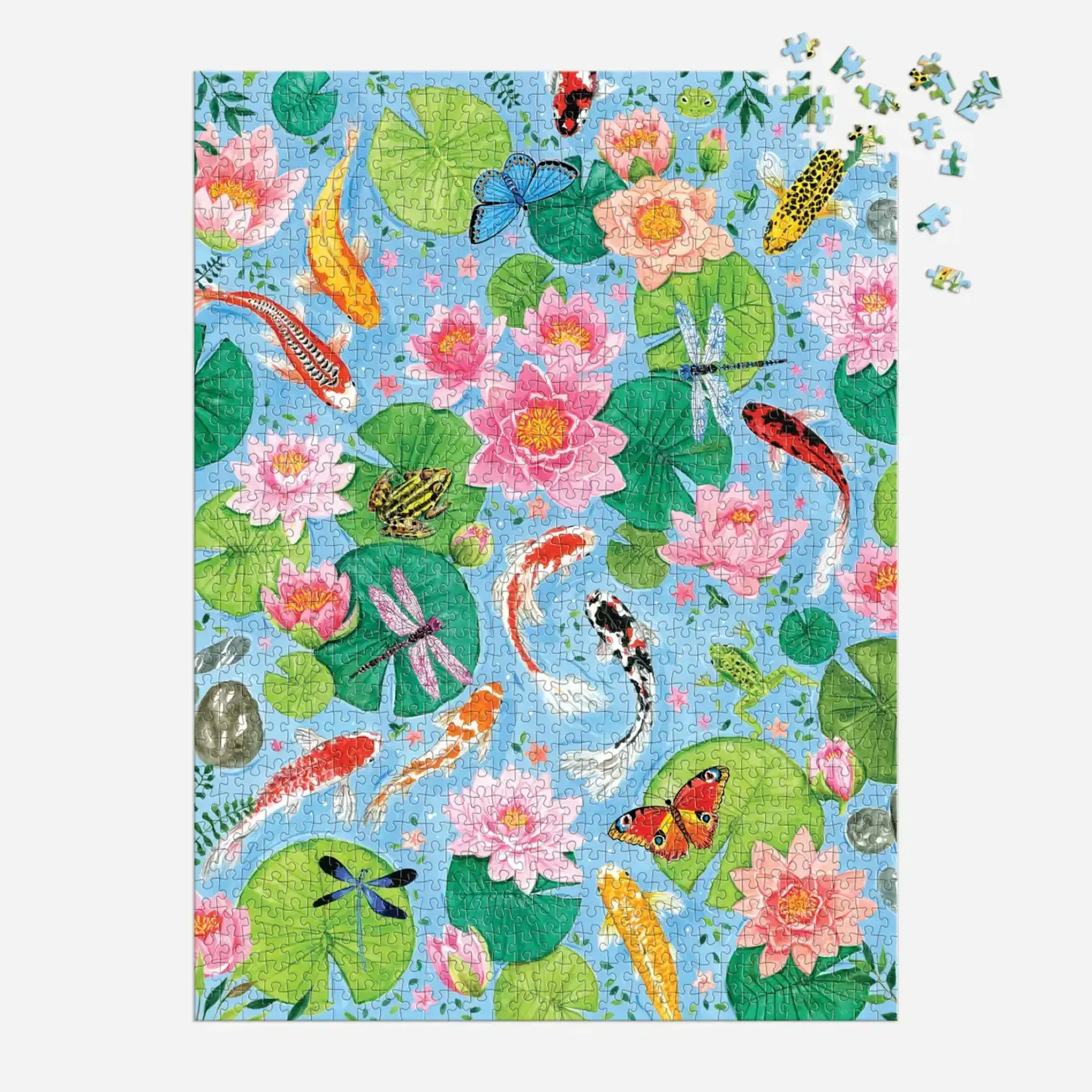 Galison By The Koi Pond 1000 Piece Puzzle